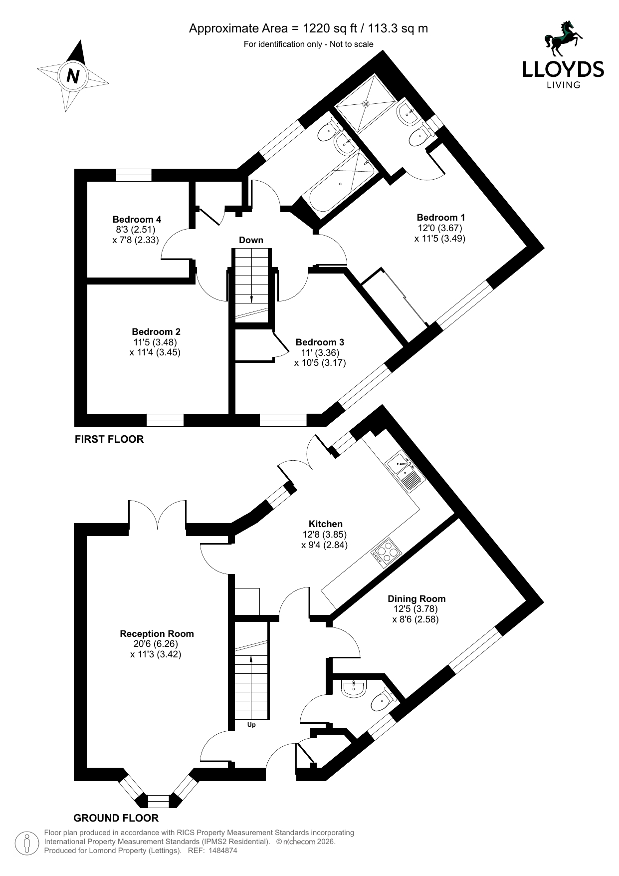 3, Maidstone floorplan