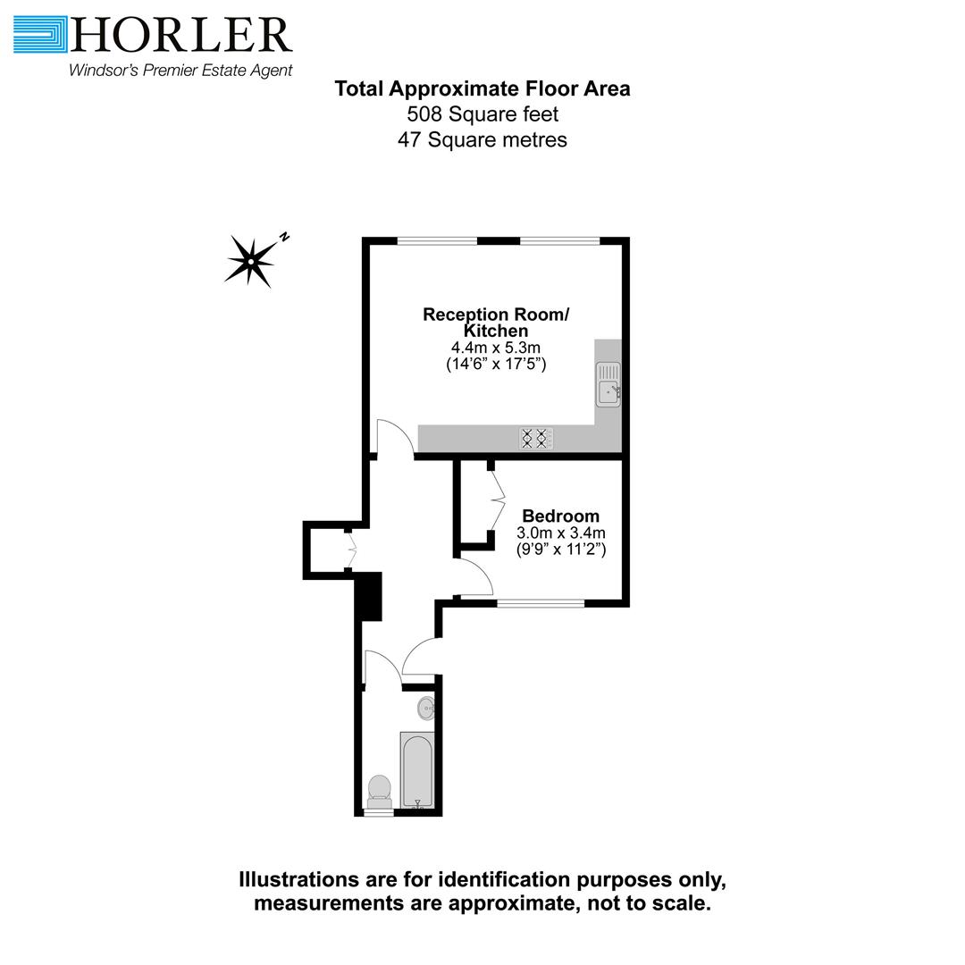 Bridgeman Drive, Windsor SL4, 1 bedroom flat for sale 61714747