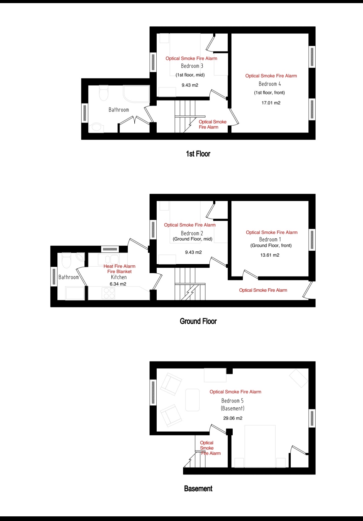 38, Bedford Road, Reading floorplan
