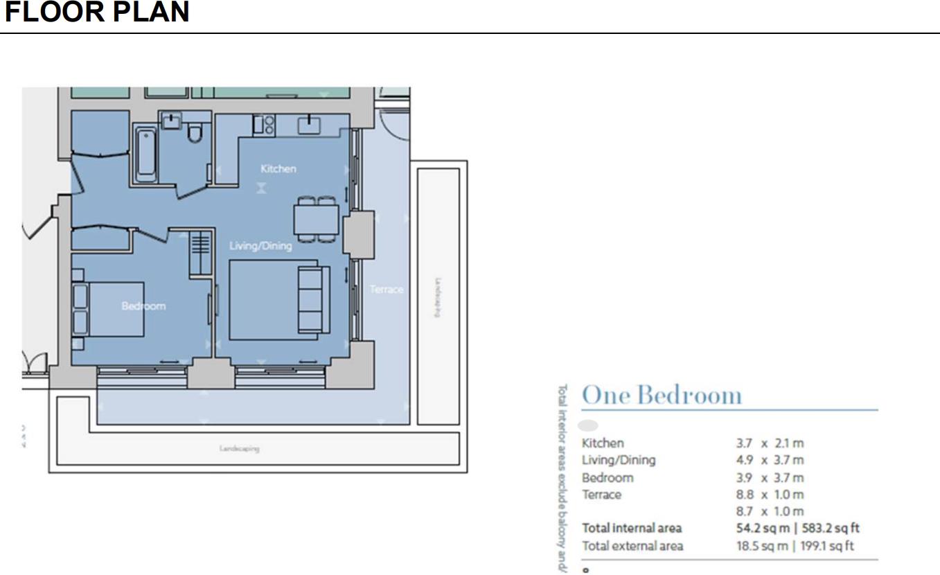 4 Signature House, 4 Jubilee Walk, London floorplan