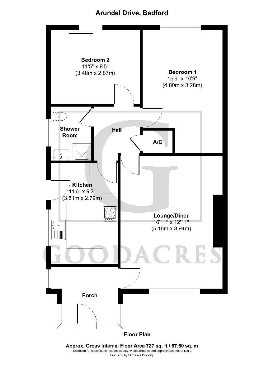 84 Arundel Drive, Bedford floorplan