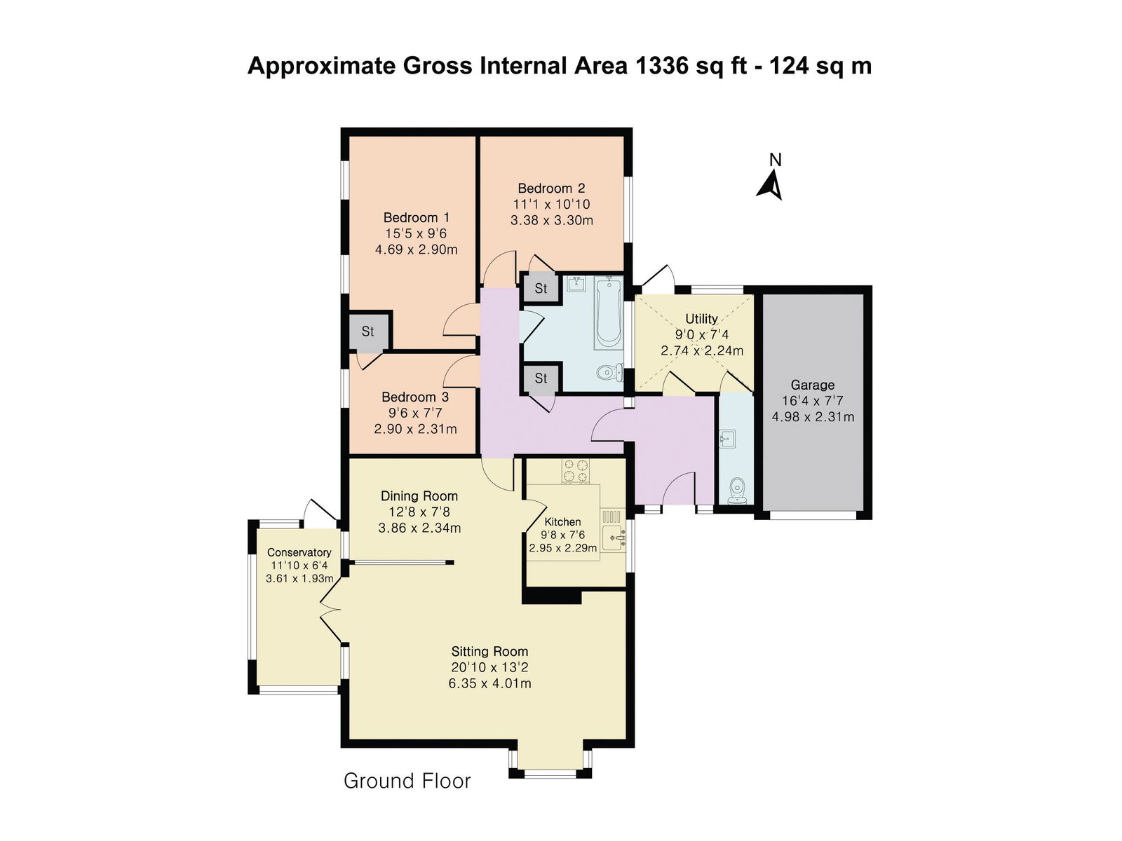 Links Way, Little Bookham floorplan