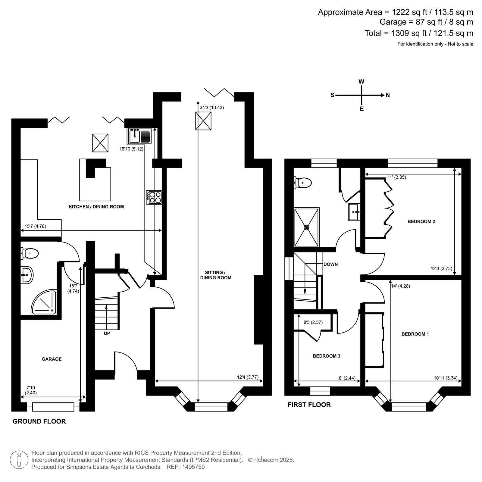 36, Angel Road, Thames Ditton floorplan