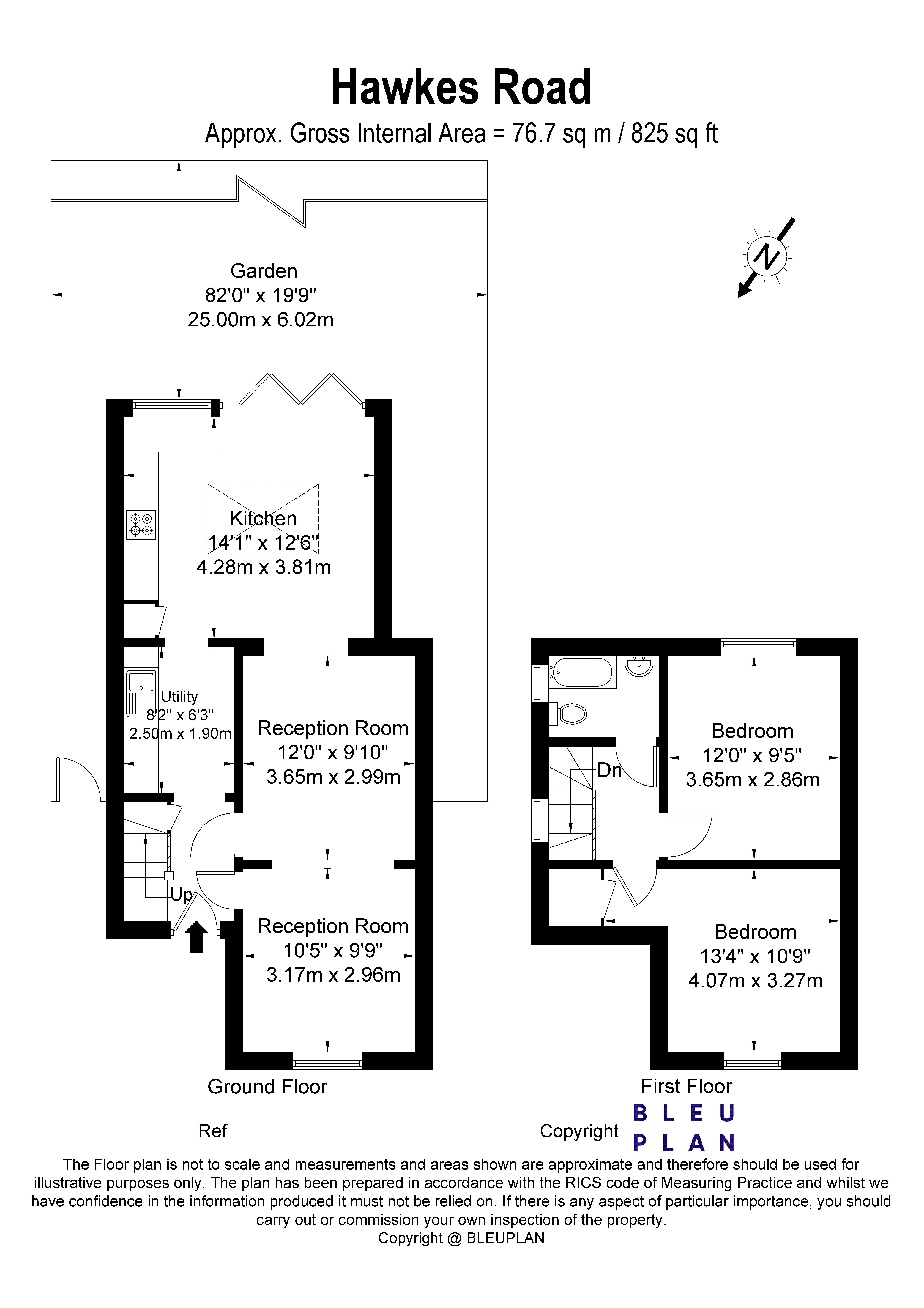 13, Hawkes Road, Mitcham floorplan
