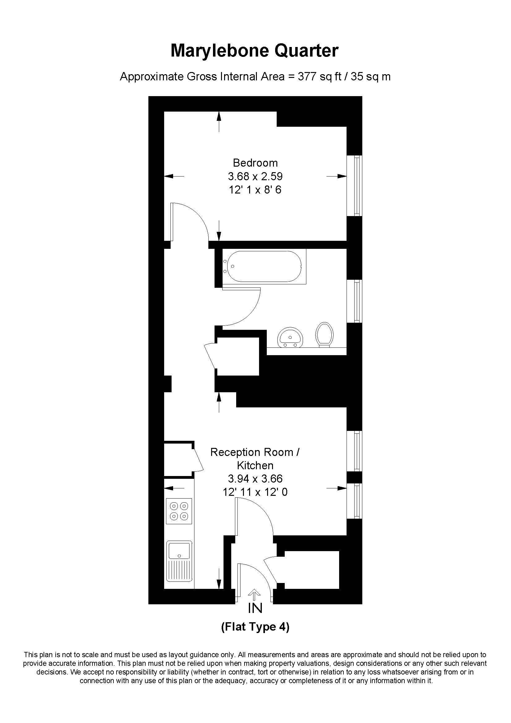 Miles Buildings, Marylebone Quarter, 19 Penfold St,, London floorplan