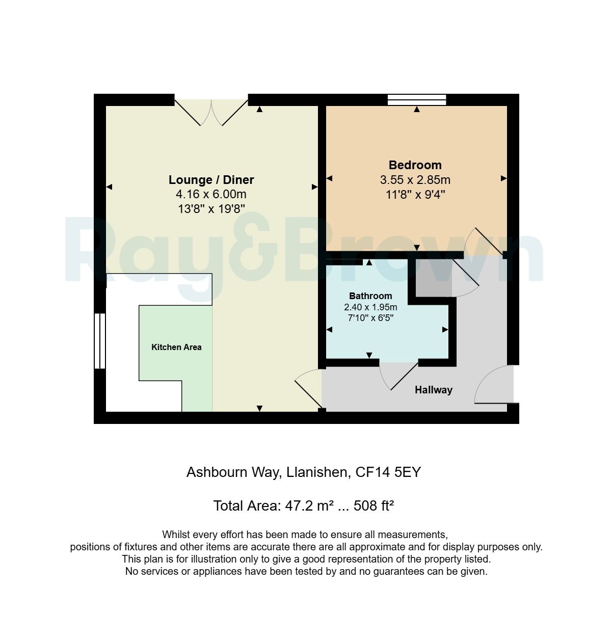 12 Ashbourn Way, Cardiff floorplan