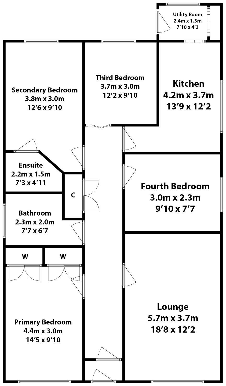 41 Shieldhill Road, Carluke floorplan