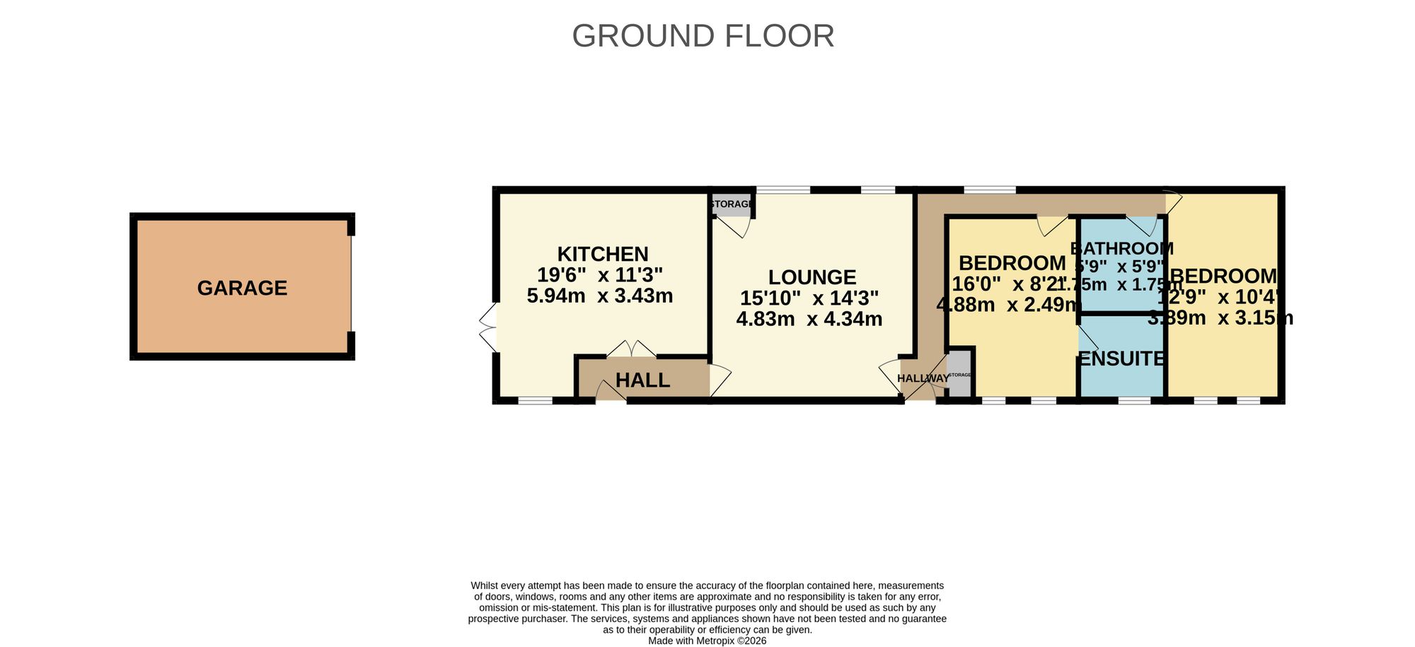 Magnolia Cottage Barn Court, Nottingham floorplan