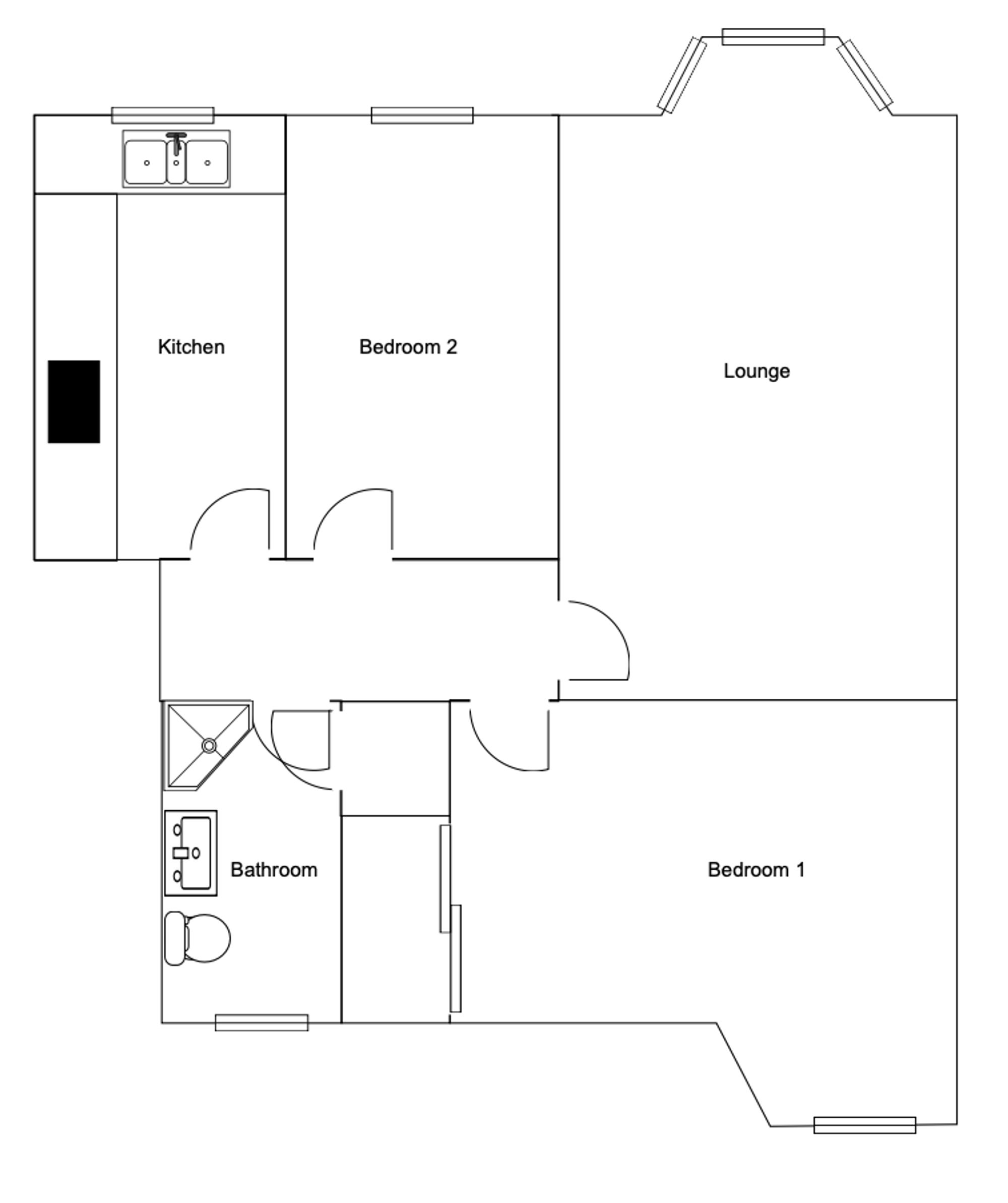 Flat 2, Cardell Wemyss Bay Road, Wemyss Bay floorplan