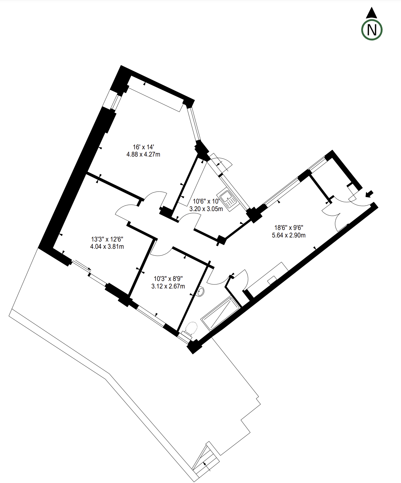 143, Park Road, London floorplan