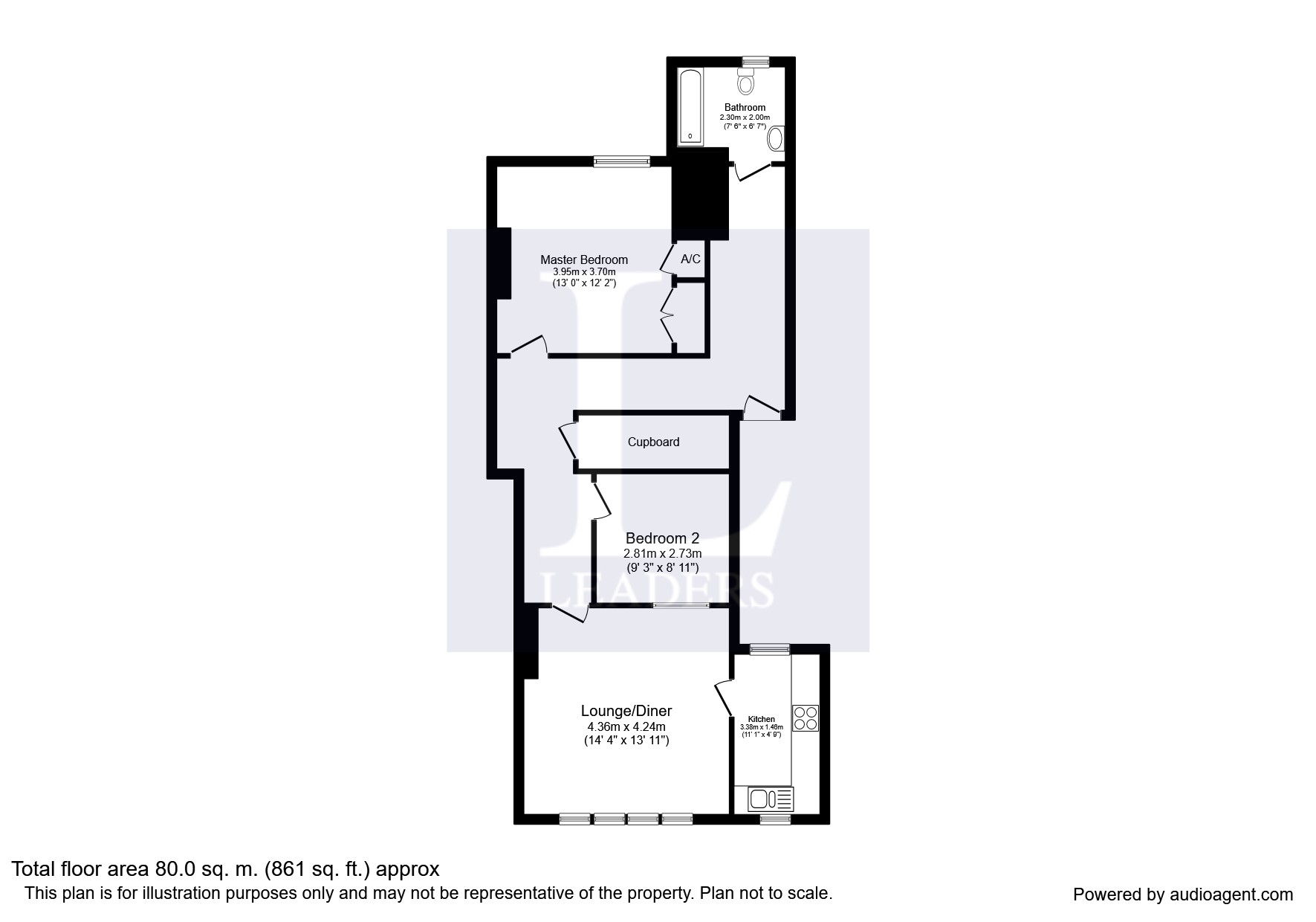 2 Bedrooms Flat to rent in St. Marys Street, Bedford MK42