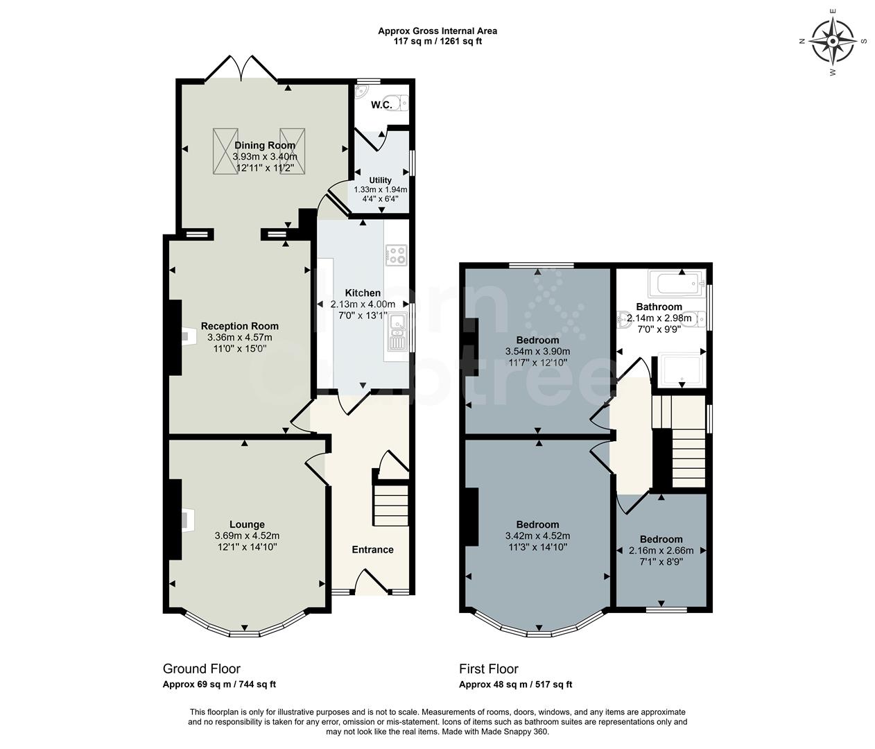 23, St Augustine Road, Cardiff floorplan