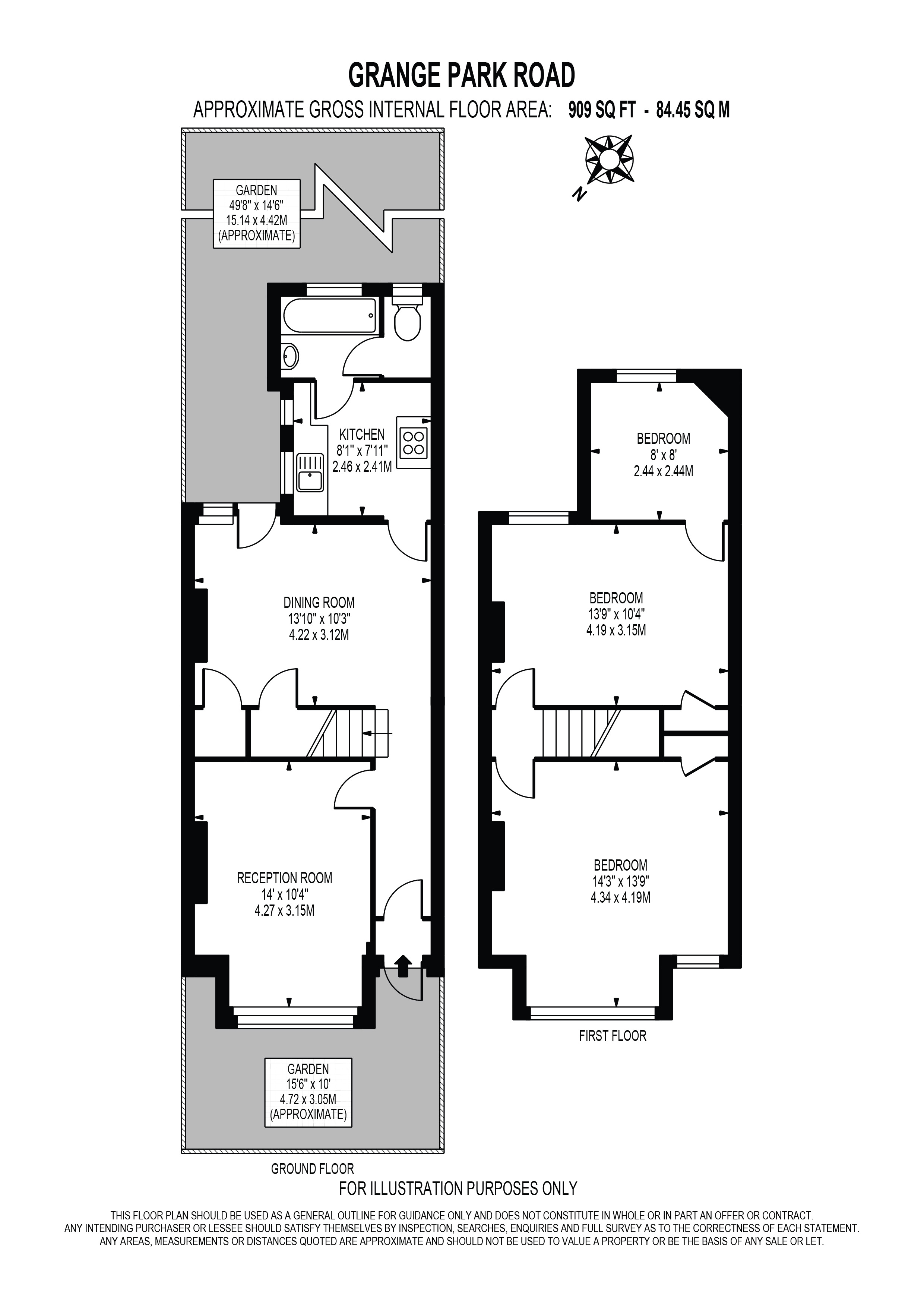 94, Grange Park Road, Surrey floorplan