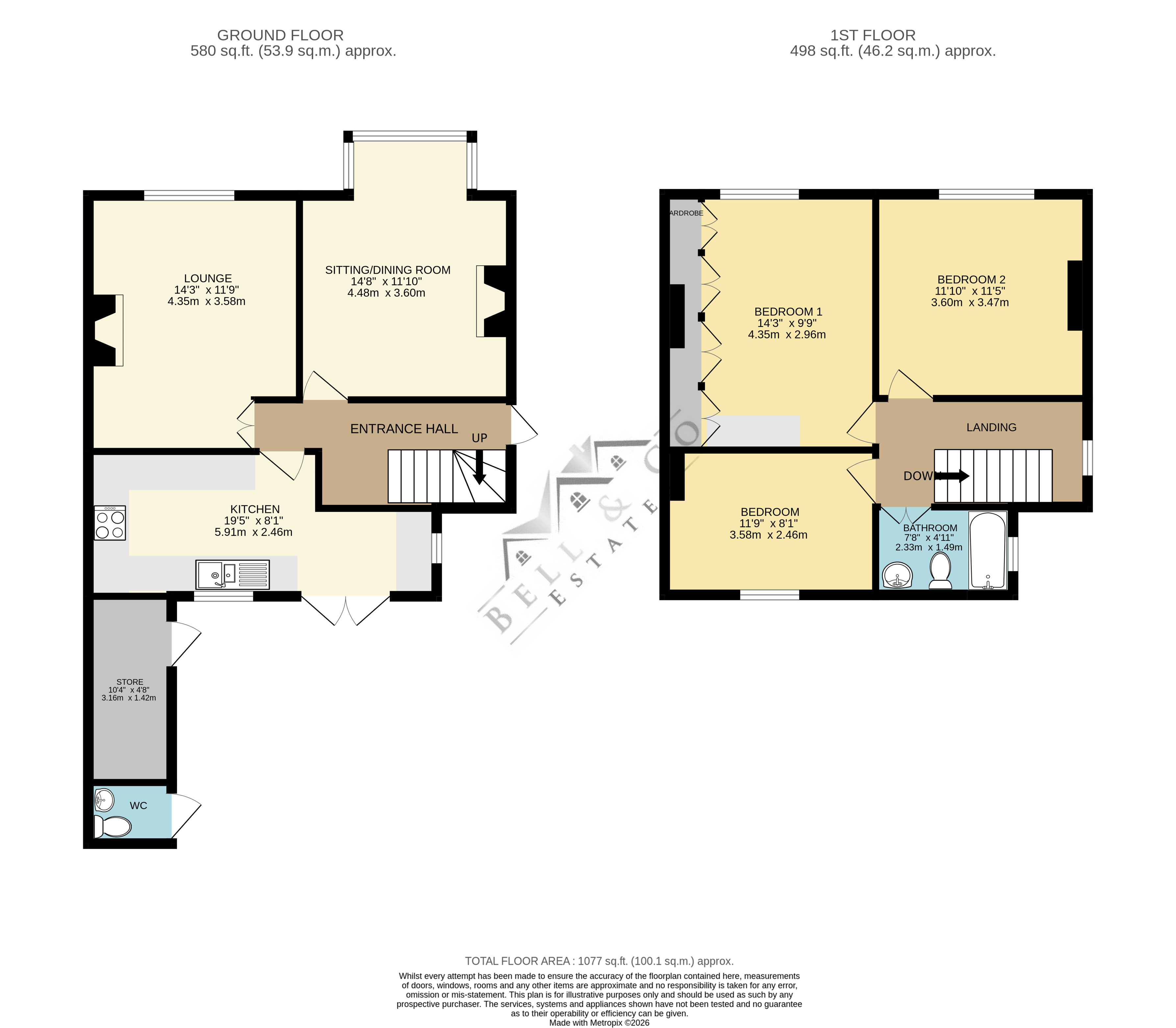 2, Anston Avenue, Worksop floorplan