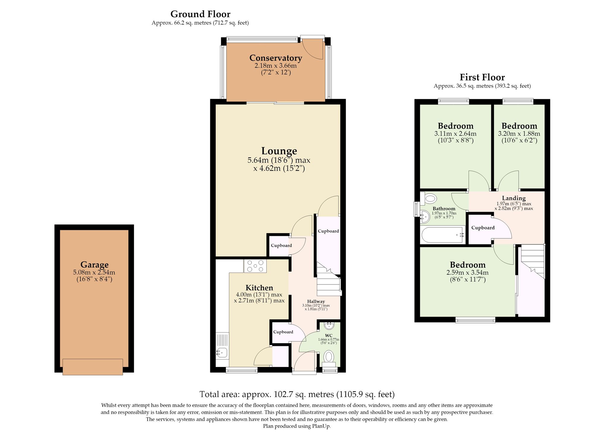 21 Chestnut Avenue, Norwich floorplan