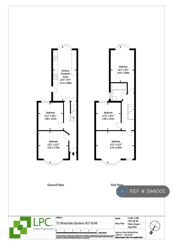 Woodside Gardens, London floorplan