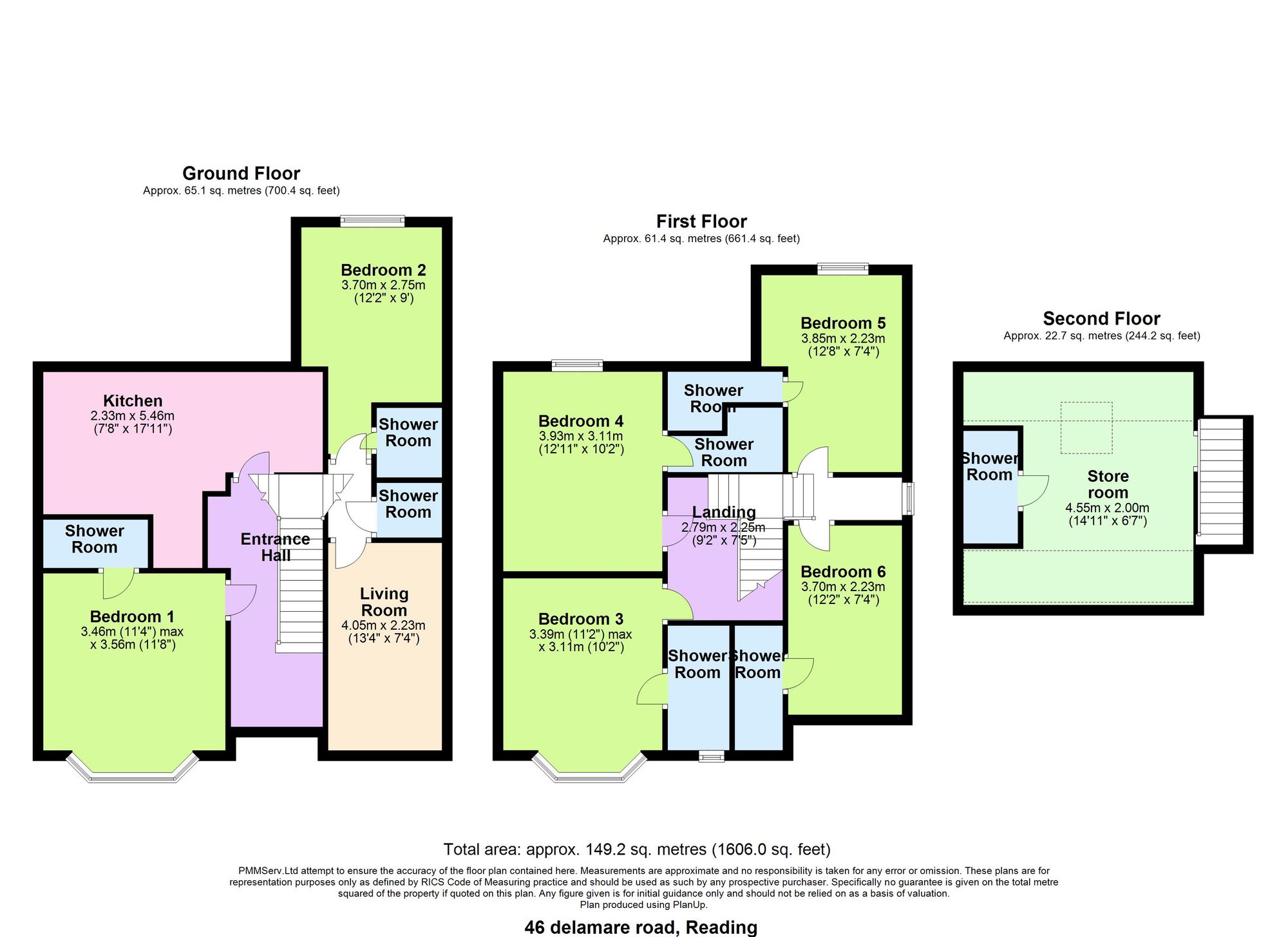 46 Delamere Road, Reading floorplan