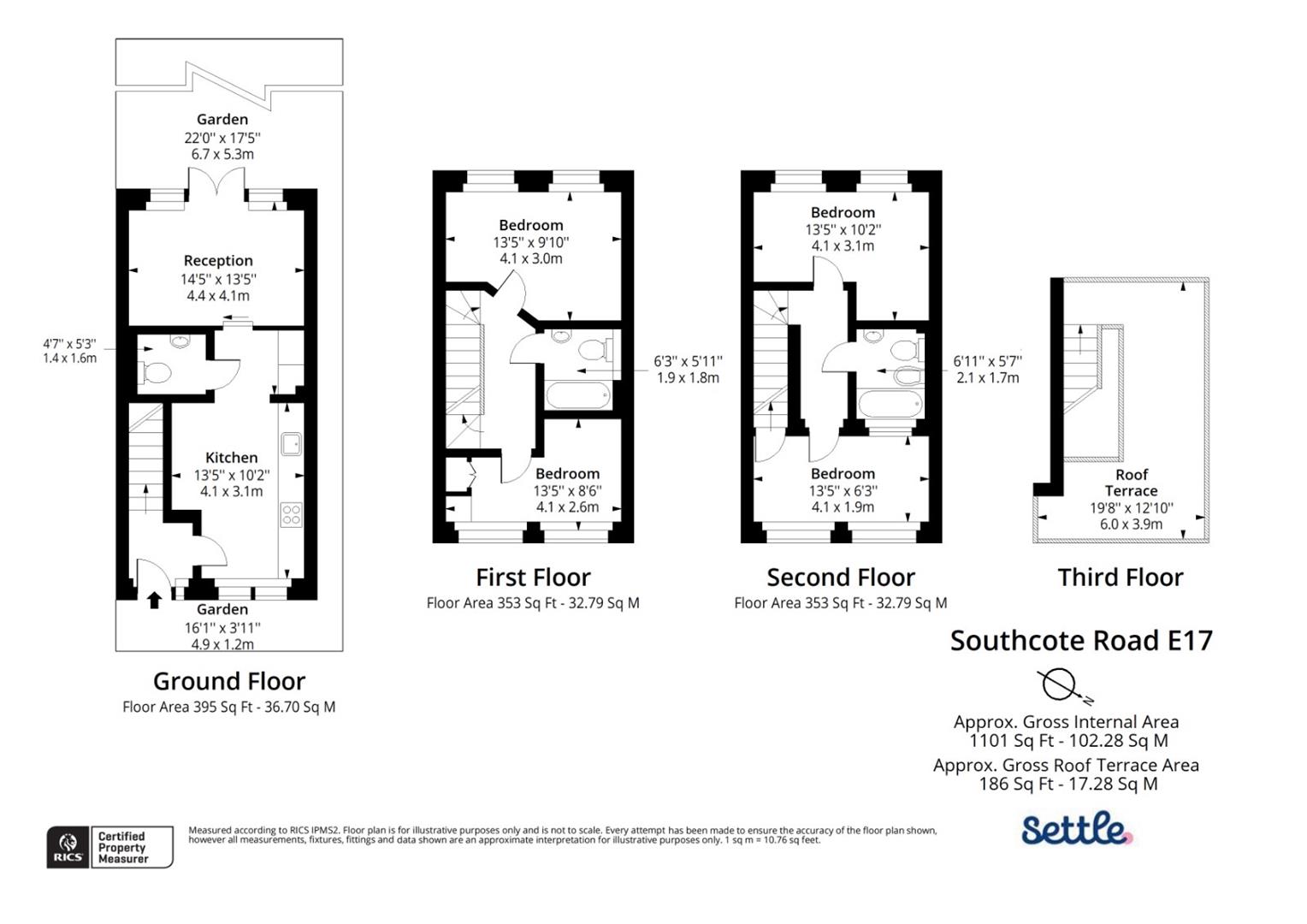 91, Southcote Road, London floorplan
