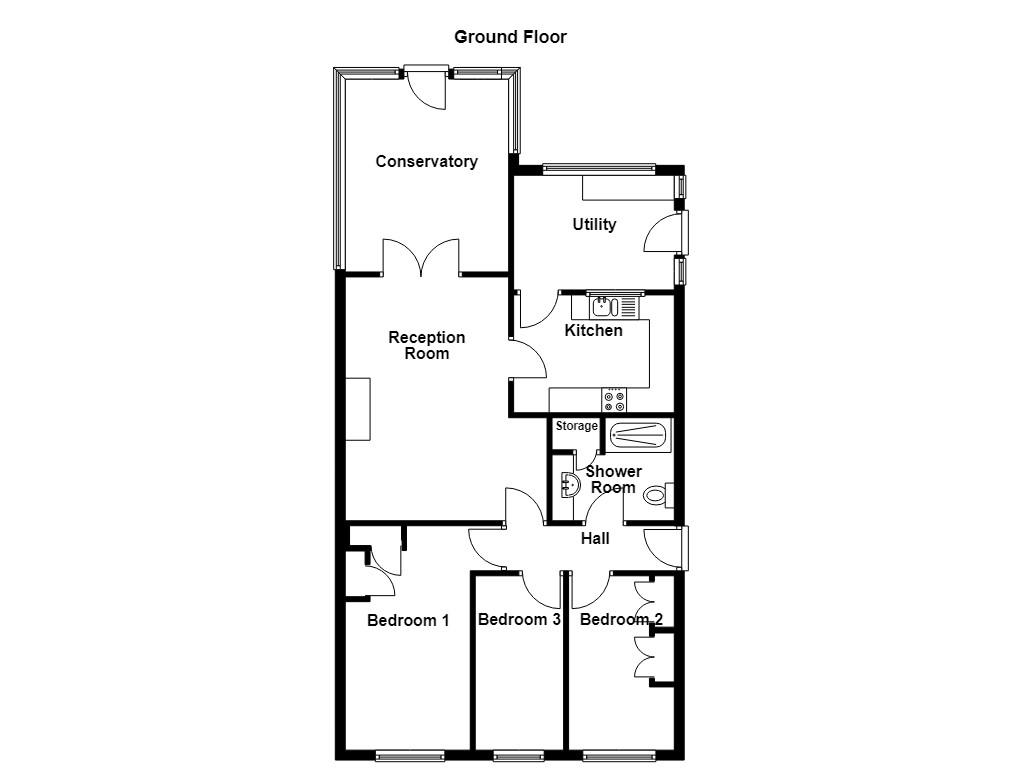 2, Highergate Close, Accrington floorplan