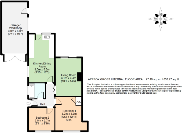 2 Bedrooms Semi-detached bungalow for sale in Loyd Road, Didcot OX11