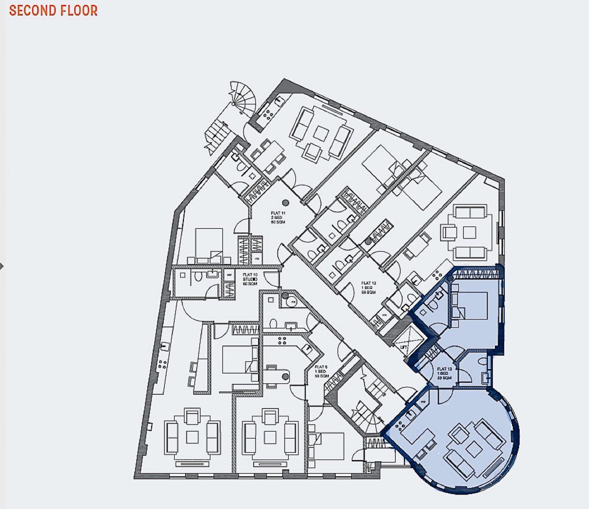 1 Bedrooms Flat to rent in Ostro House, Finchley Road, Hampstead, London NW2