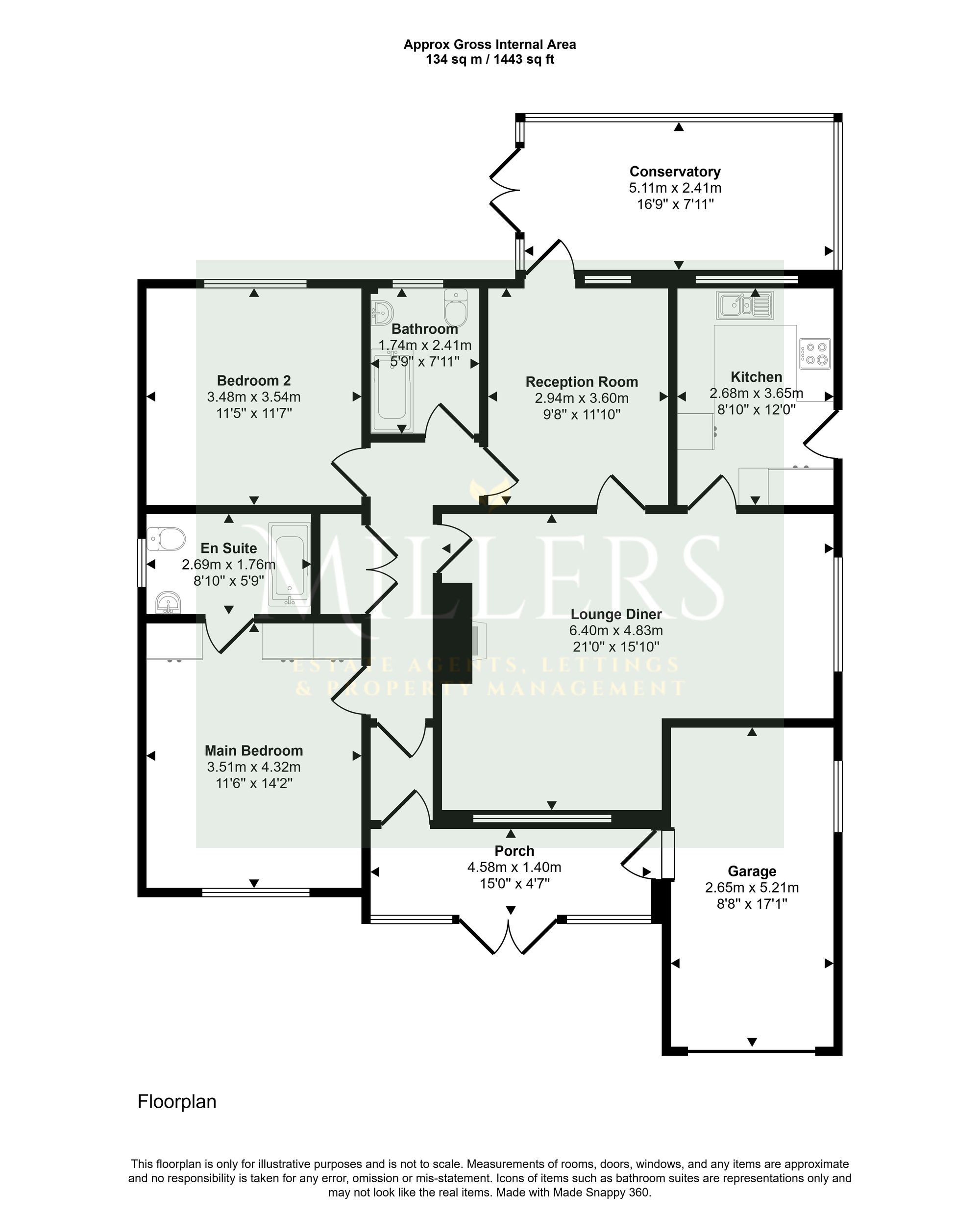 Oakdene Brick Lane, Cromer floorplan