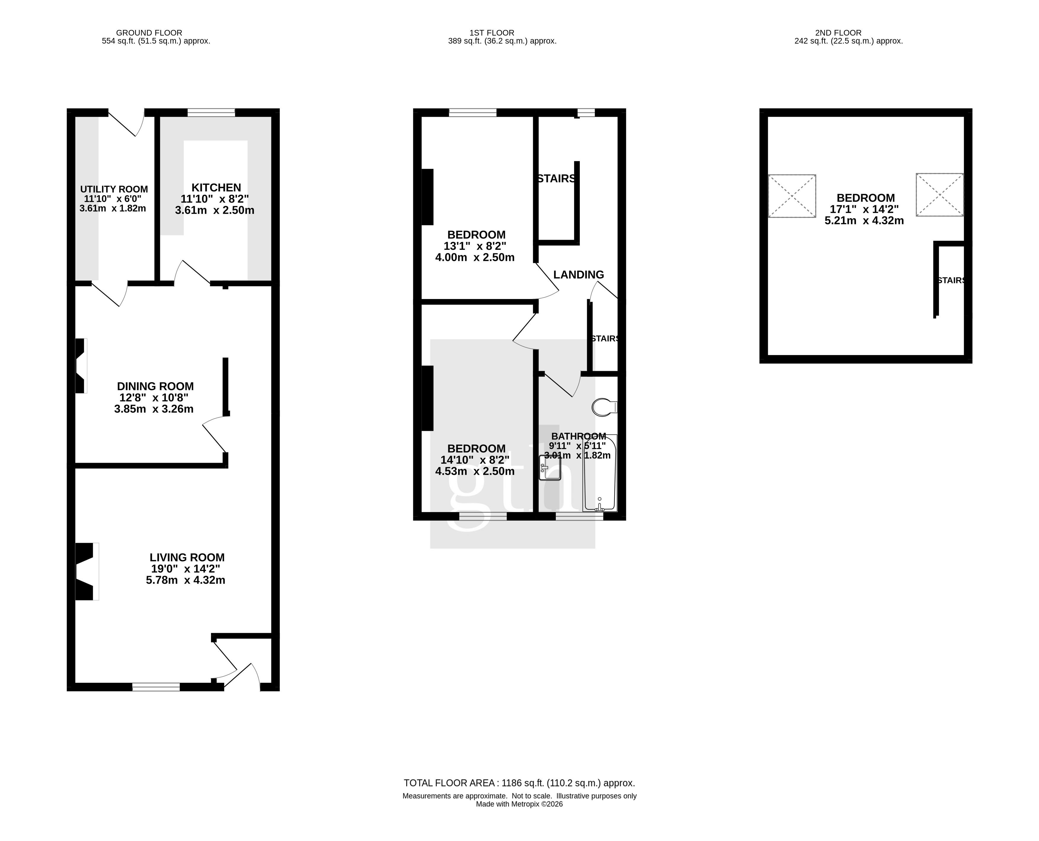 Melbourne Street, Devon floorplan