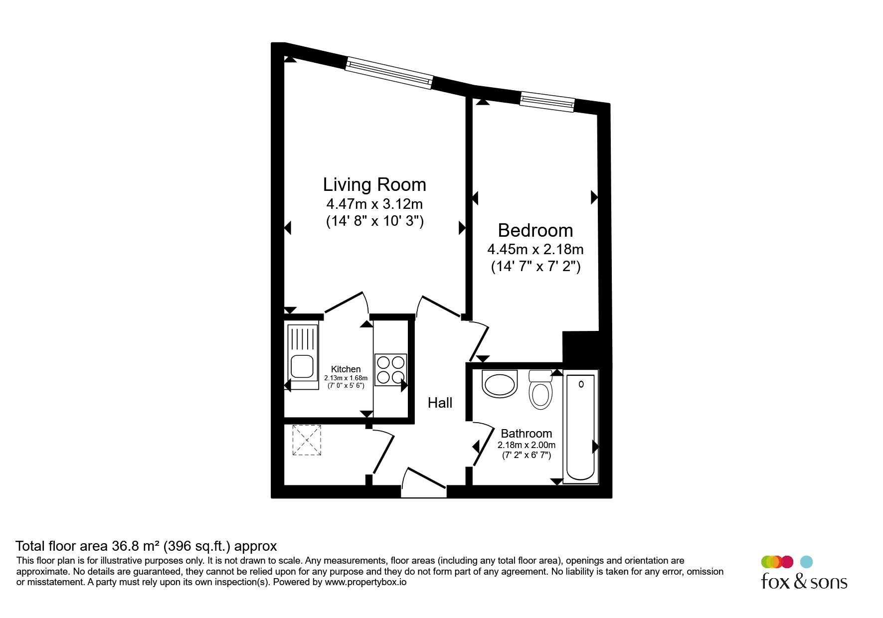 Flat 20, Phoenix Court, 122, Langney Road, Eastbourne floorplan