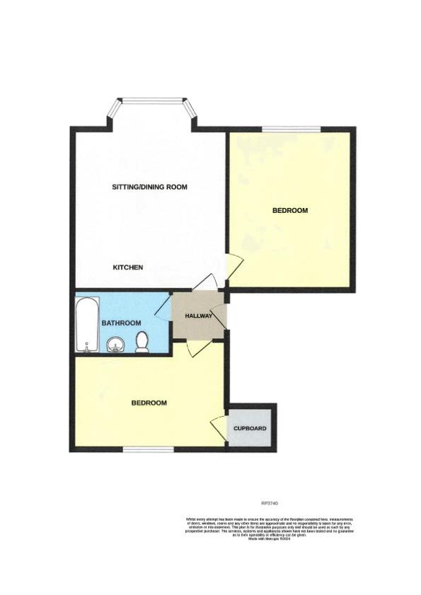 6 Rhos Harbour, Rhos Promenade, Rhos on Sea floorplan