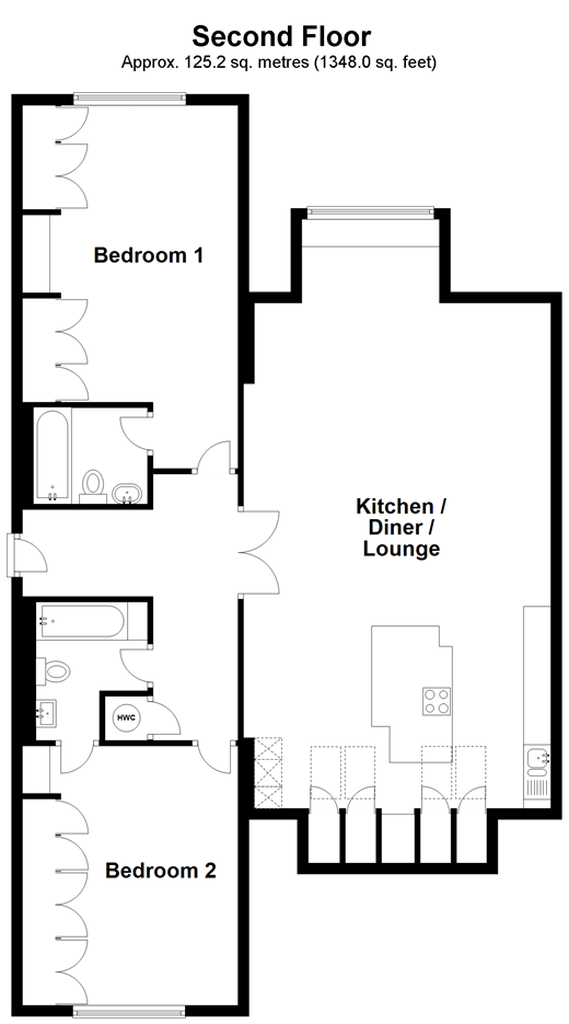 2 Bedrooms Flat for sale in Pampisford Road, South Croydon, Surrey CR2