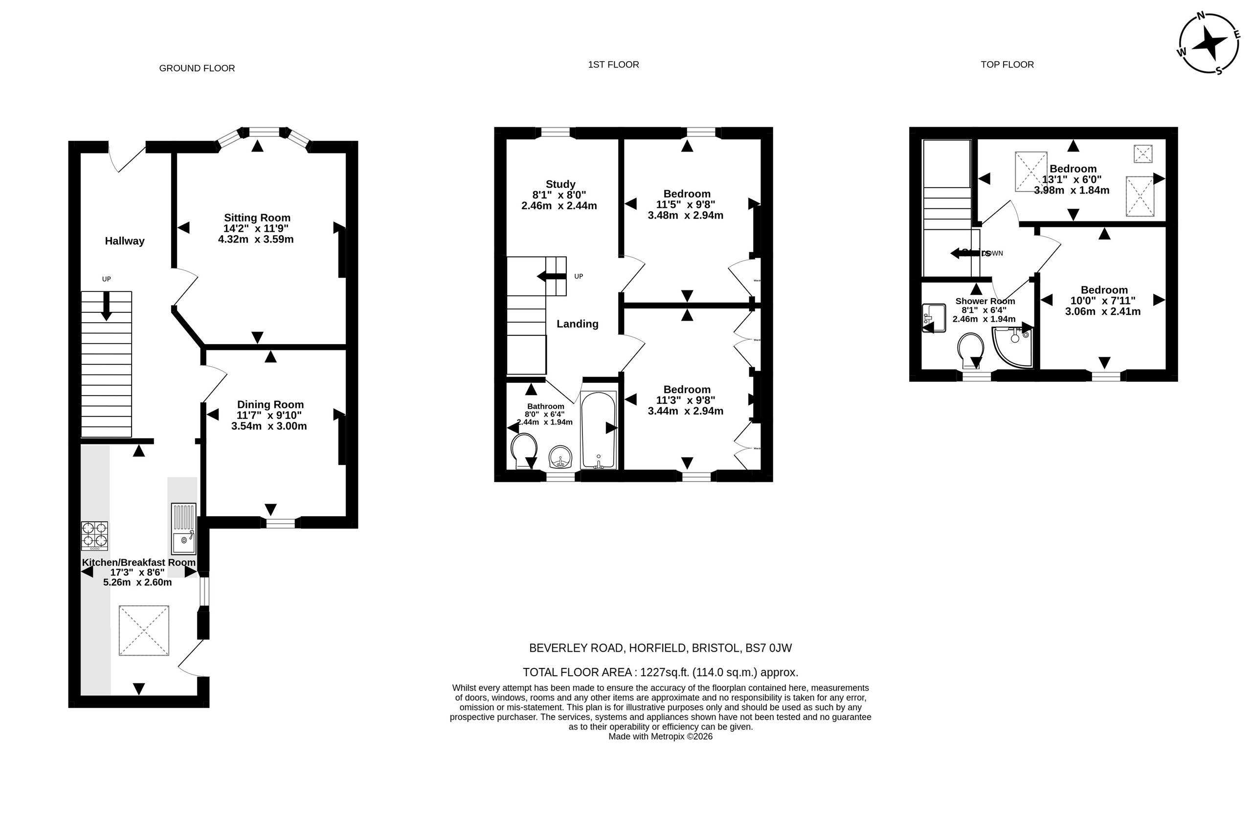 51 Beverley Road, Bristol floorplan