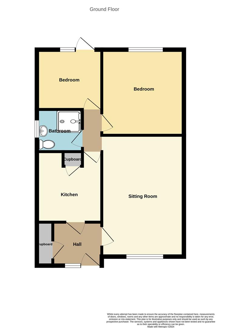 4 Palmerston Close, Leicester floorplan