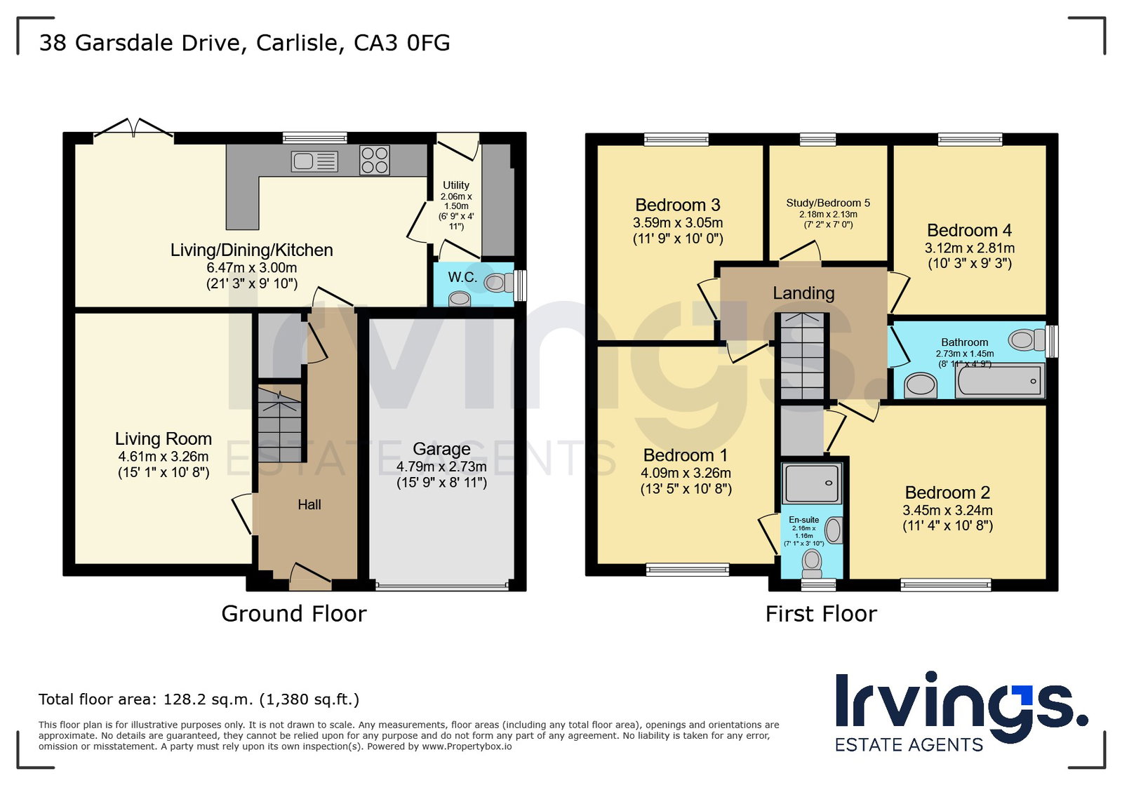 38, Garsdale Drive, Carlisle floorplan