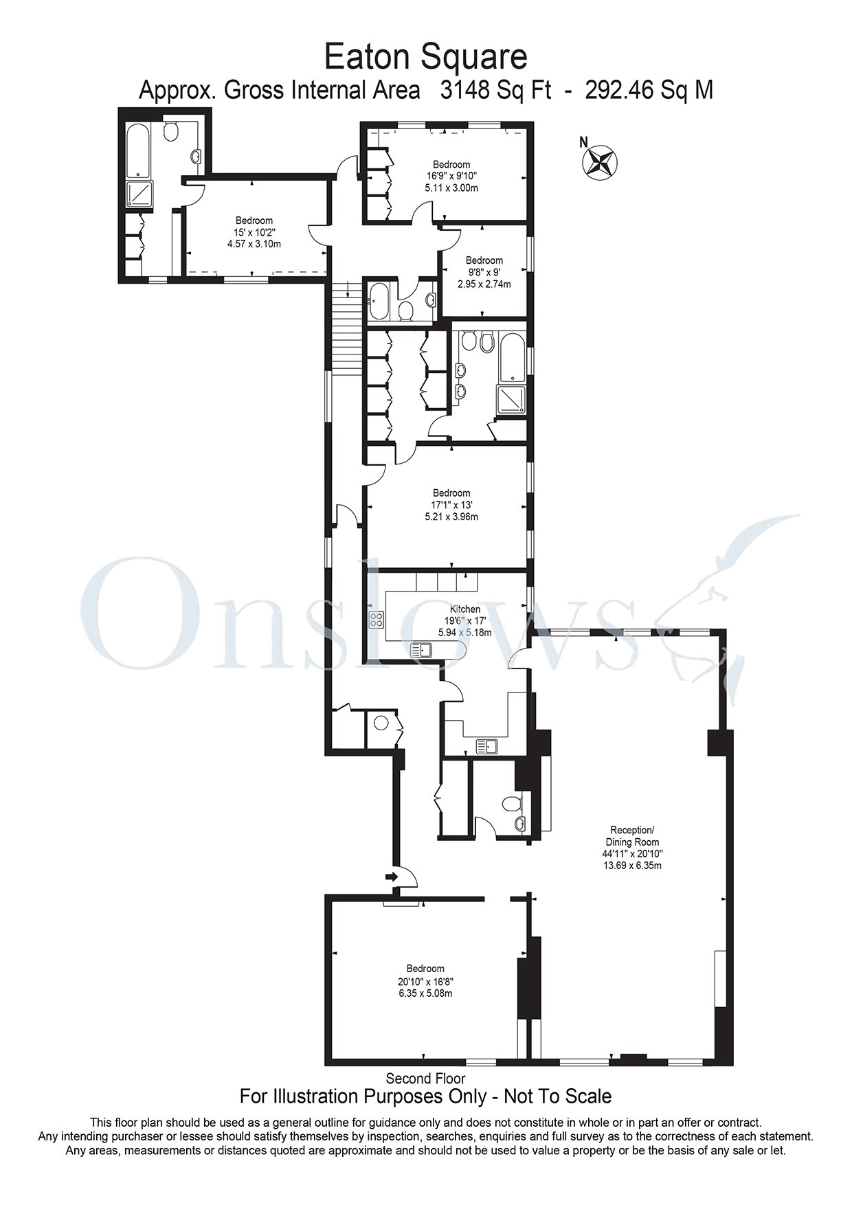 1G, Eaton Square, London floorplan