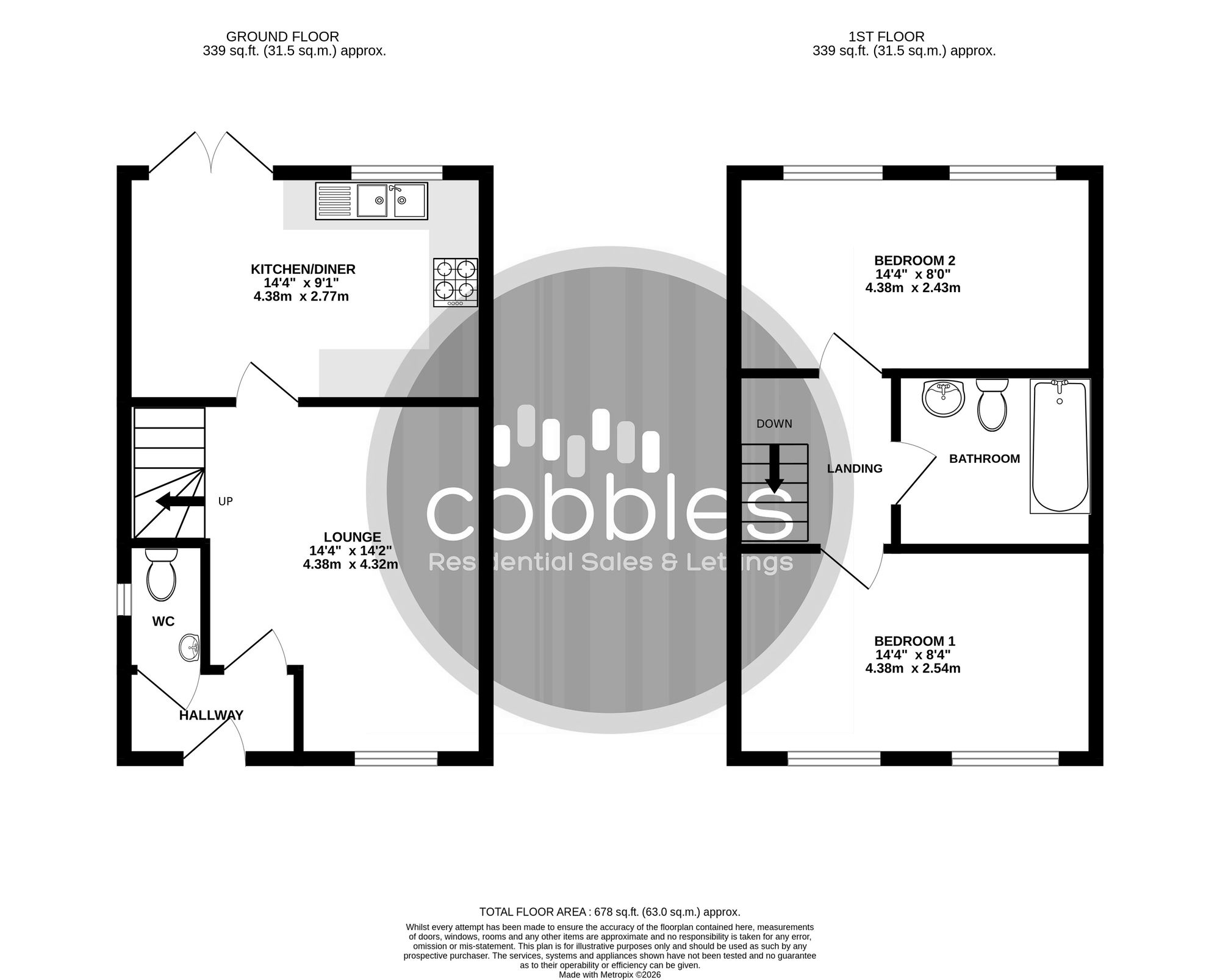 9a Vernon Way, Guildford floorplan