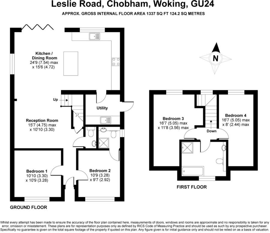 4 Bedrooms Detached house for sale in Chobham, Woking, Surrey GU24