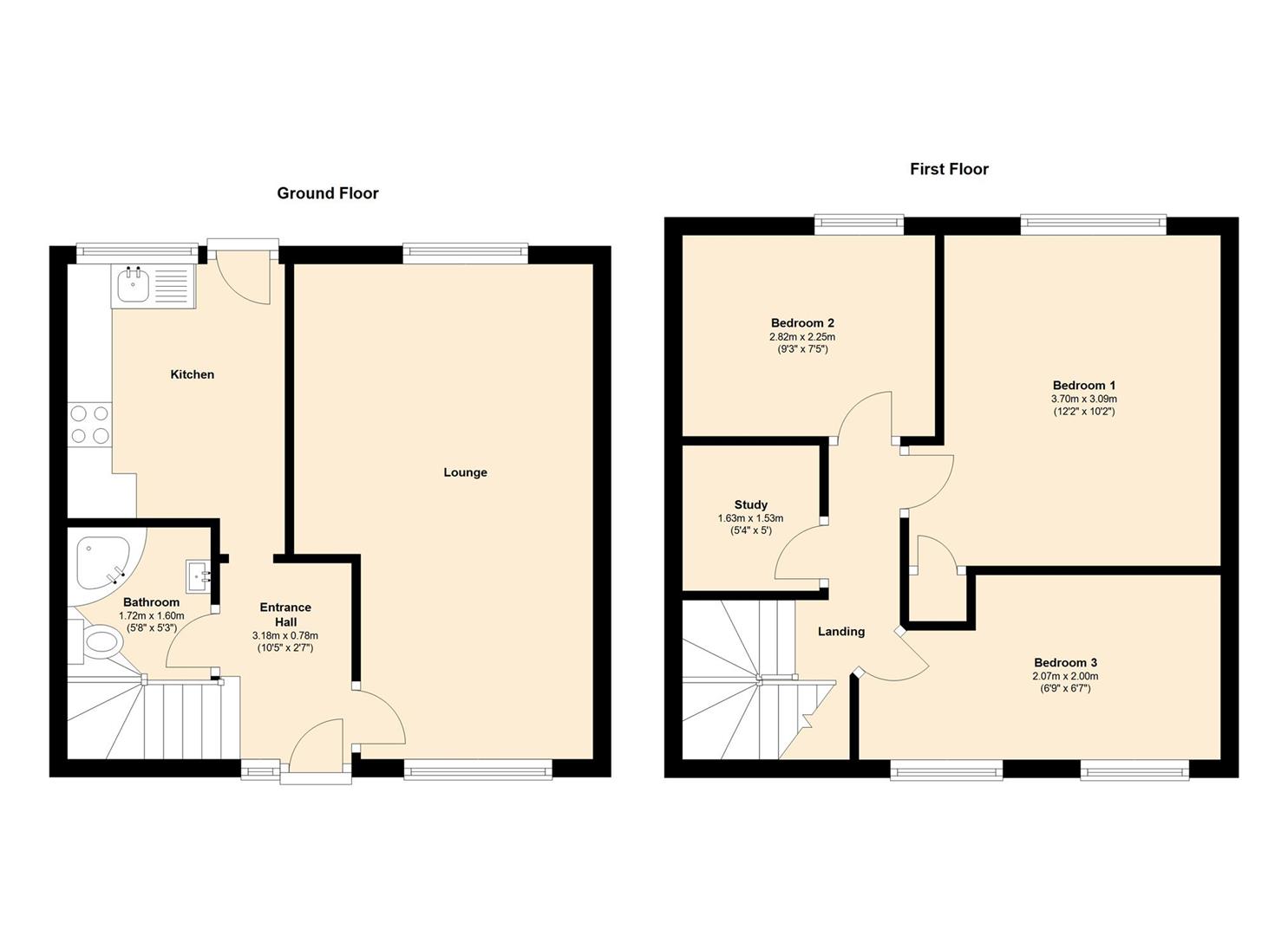 3 Bedrooms Semi-detached house to rent in Keepers Close, Luton LU2