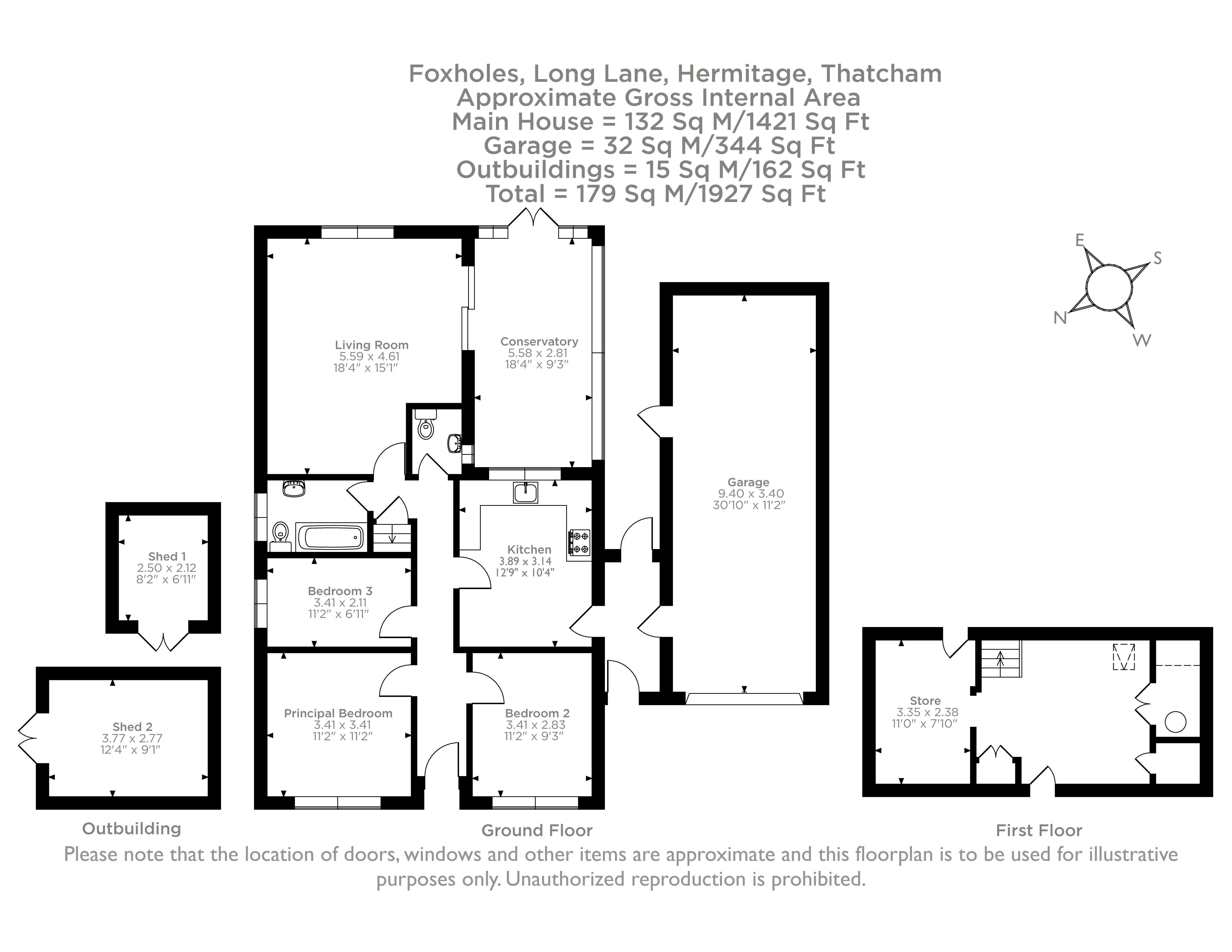 Foxholes,, Long Lane, Thatcham floorplan