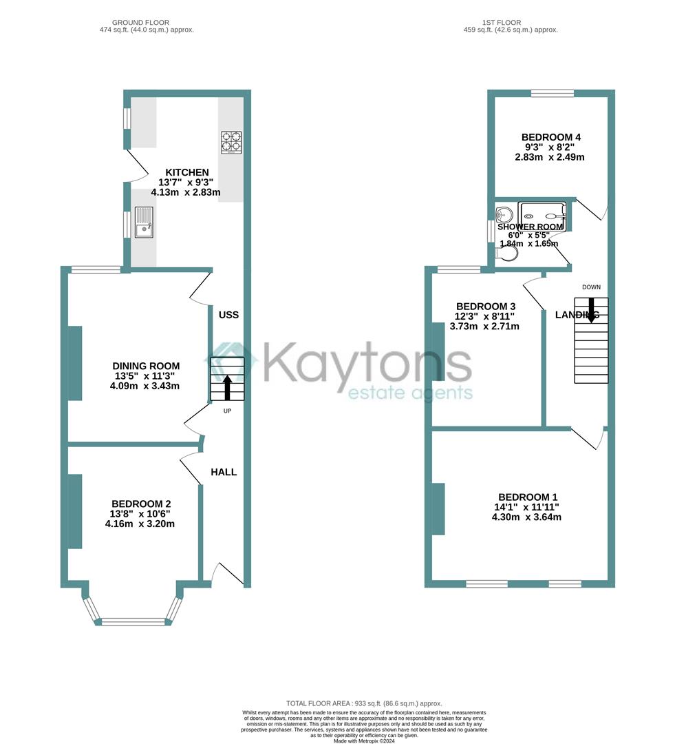 21, Barff Road, Salford floorplan