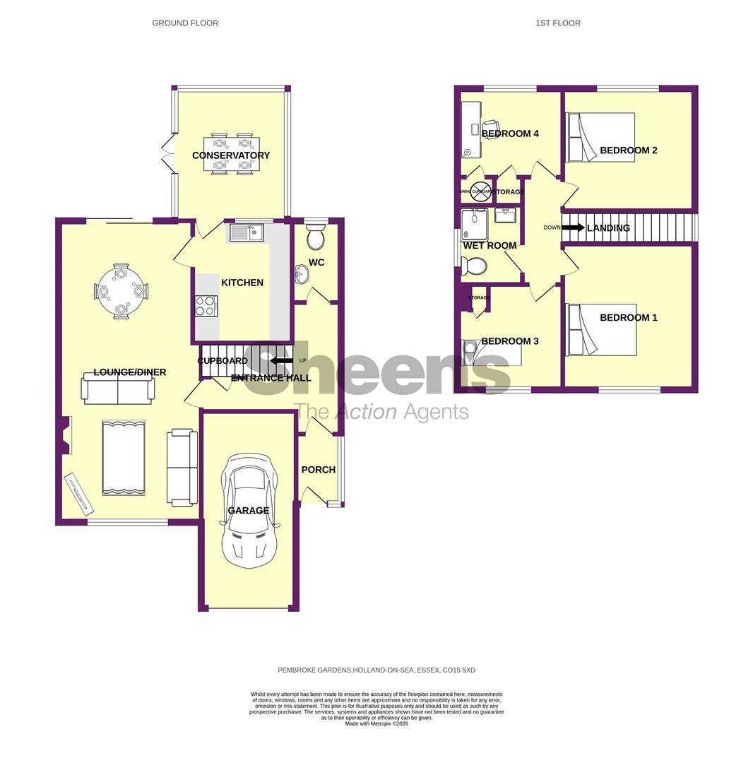 12, Pembroke Gardens, Holland-On-Sea floorplan