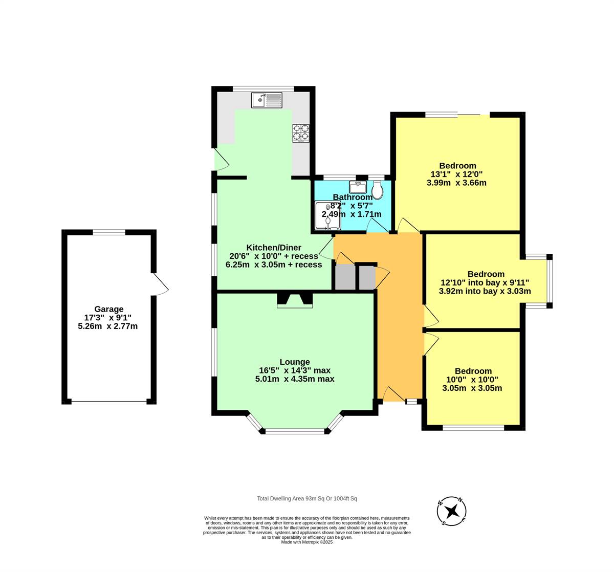 1, Ham Shades Lane, Whitstable floorplan