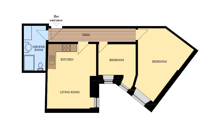 2 Bedrooms Flat to rent in Stewart Terrace, Gorgie, Edinburgh EH11