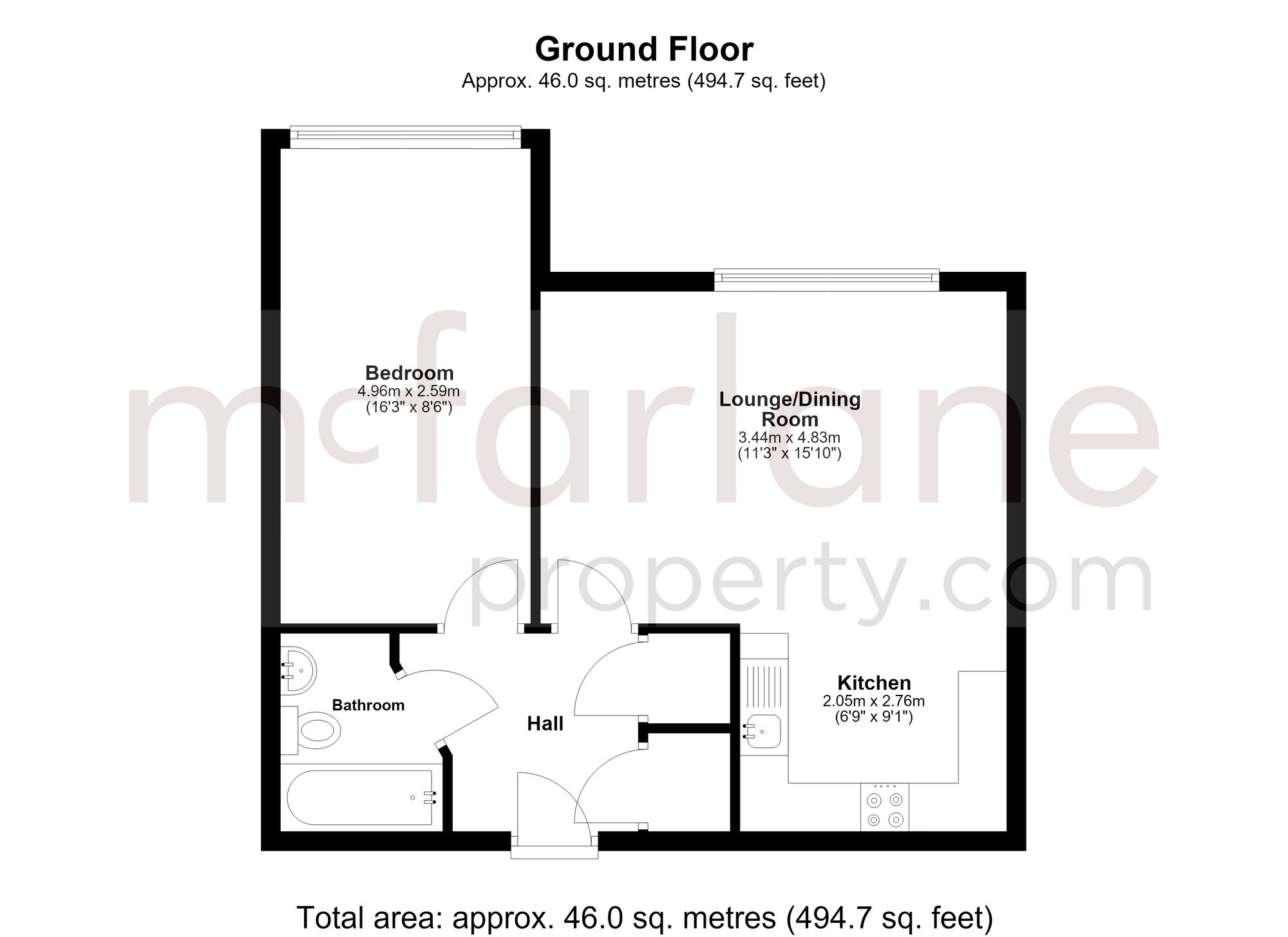 Flat 4, Walton House, Swindon floorplan
