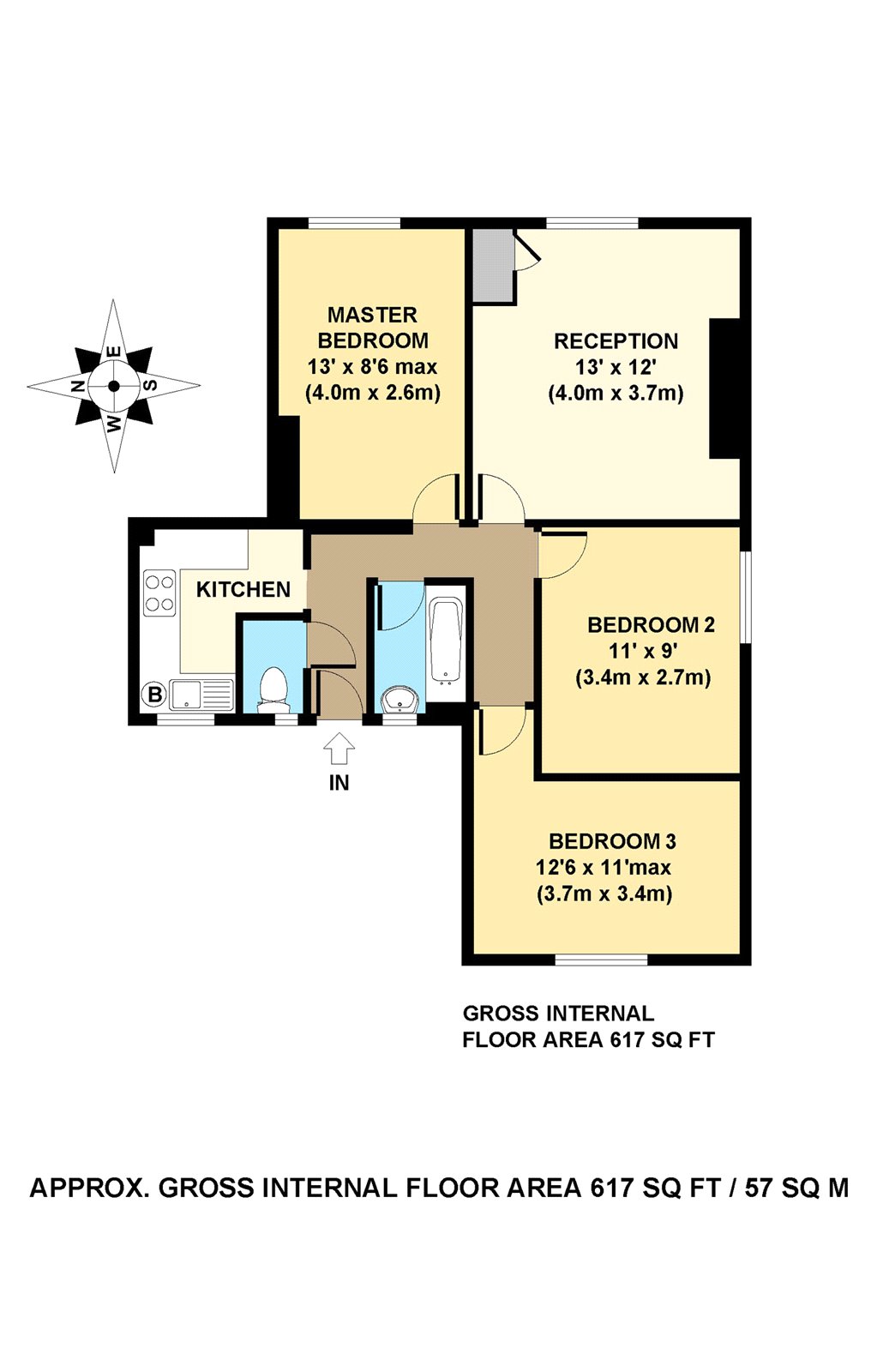 3 Bedrooms Flat for sale in Warburton House, Warburton Street, London E8
