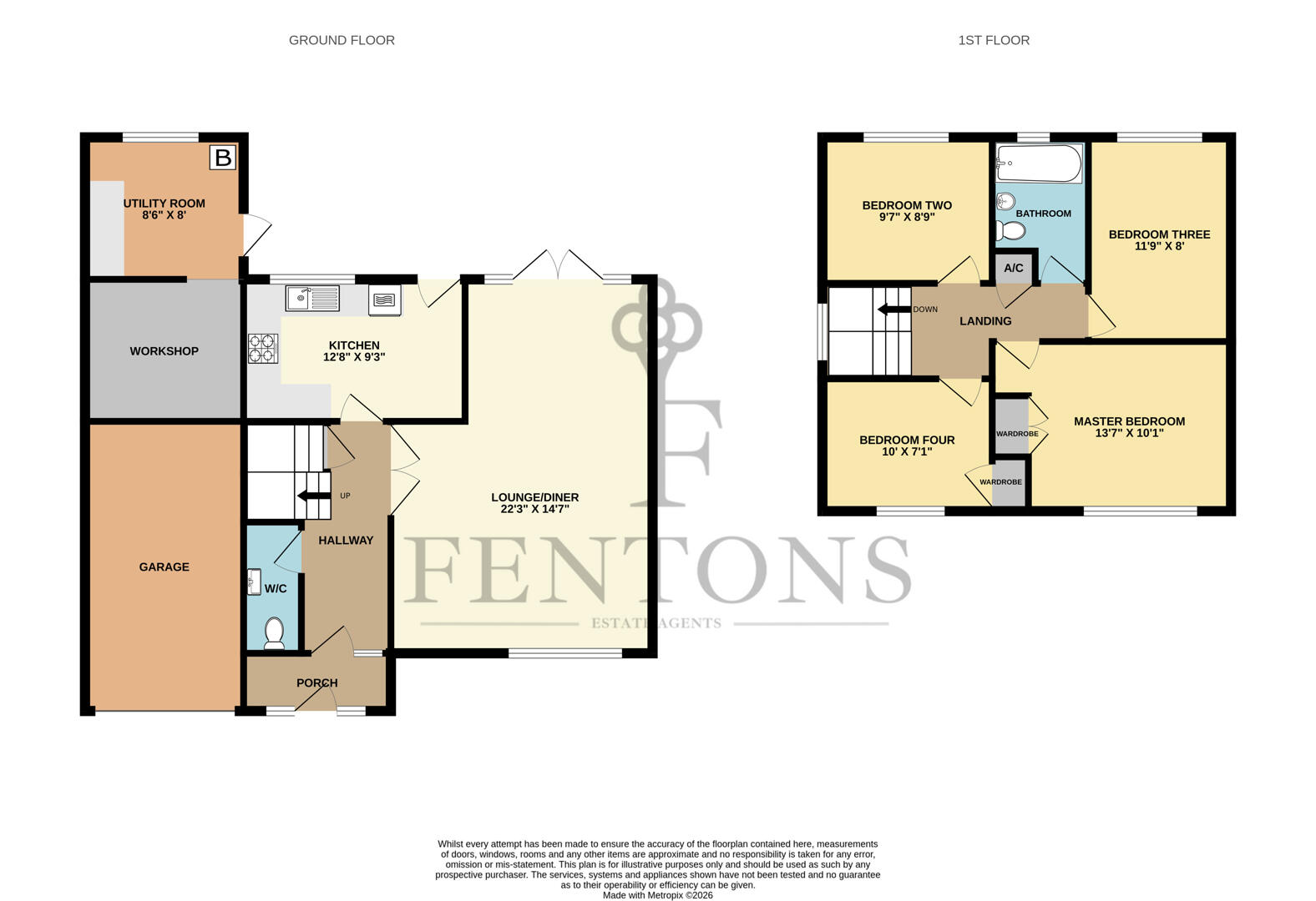 3, Beaumont Close, Frinton Homelands floorplan