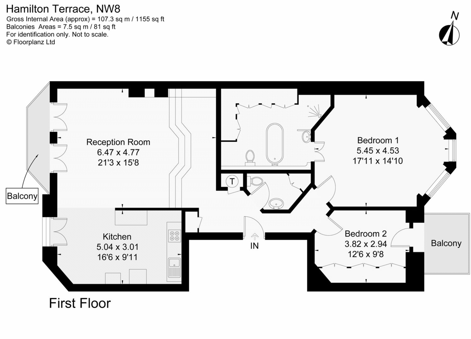 2 Bedrooms Flat for sale in Hamilton Terrace, London NW8