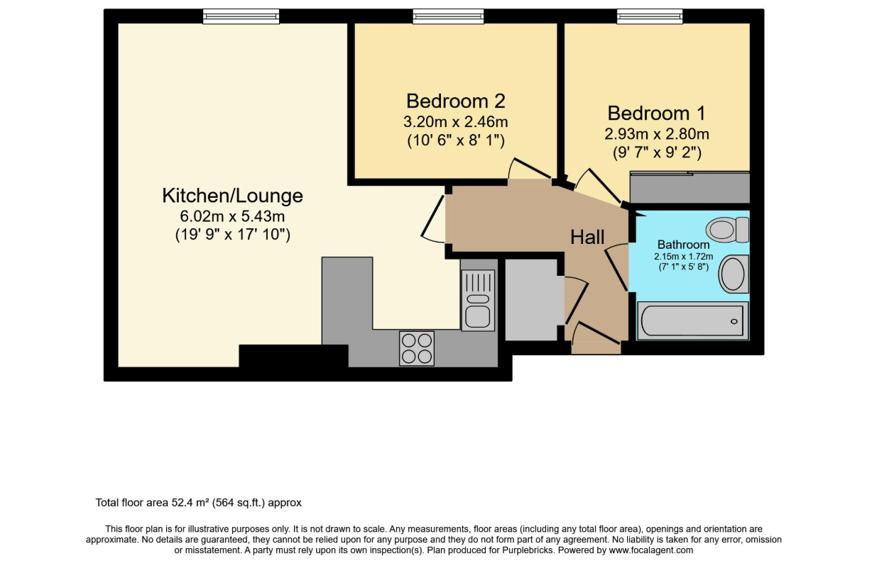 The Chestnuts, Shrewsbury floorplan