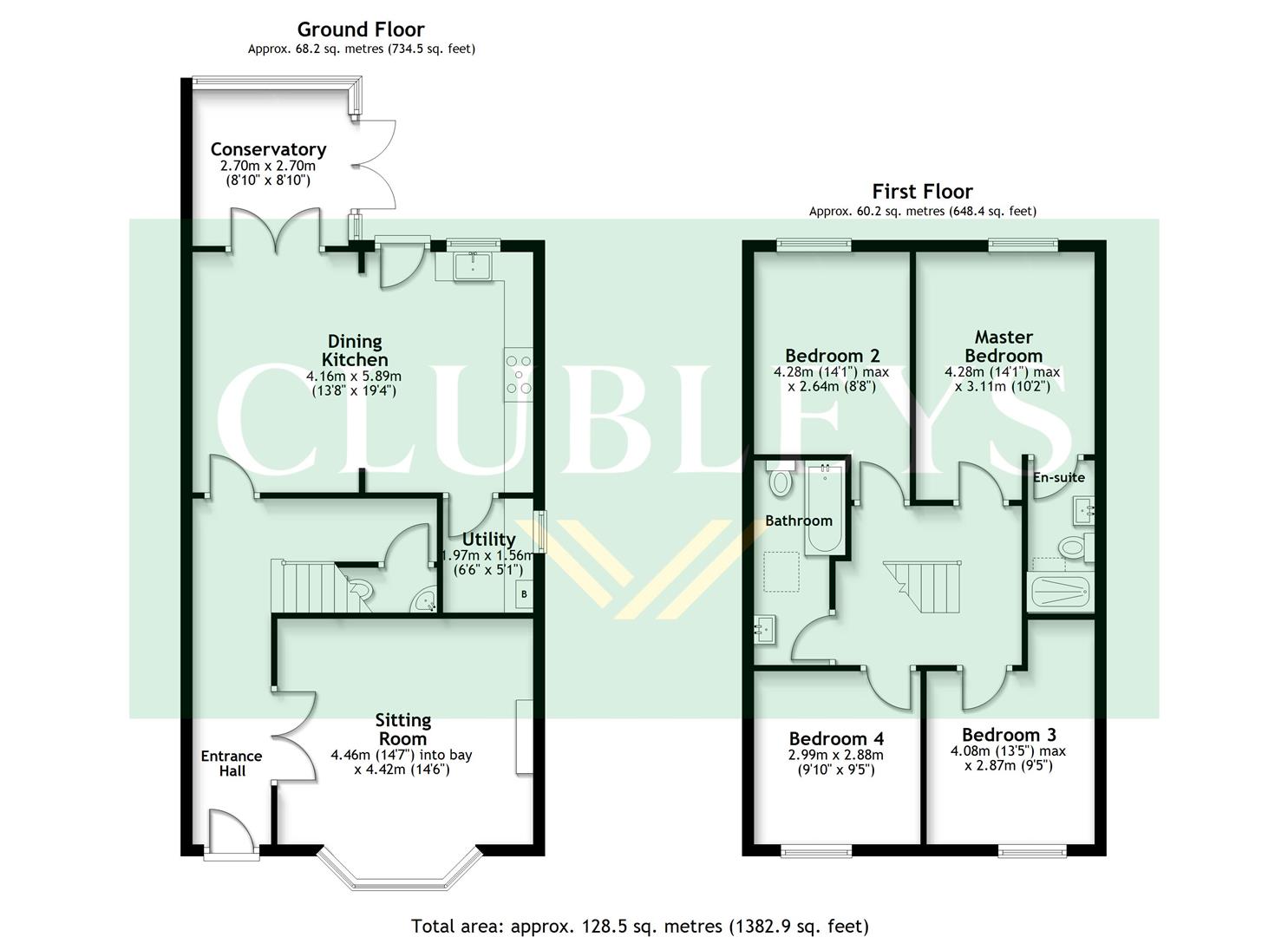 2, Green Bank Lane, York floorplan