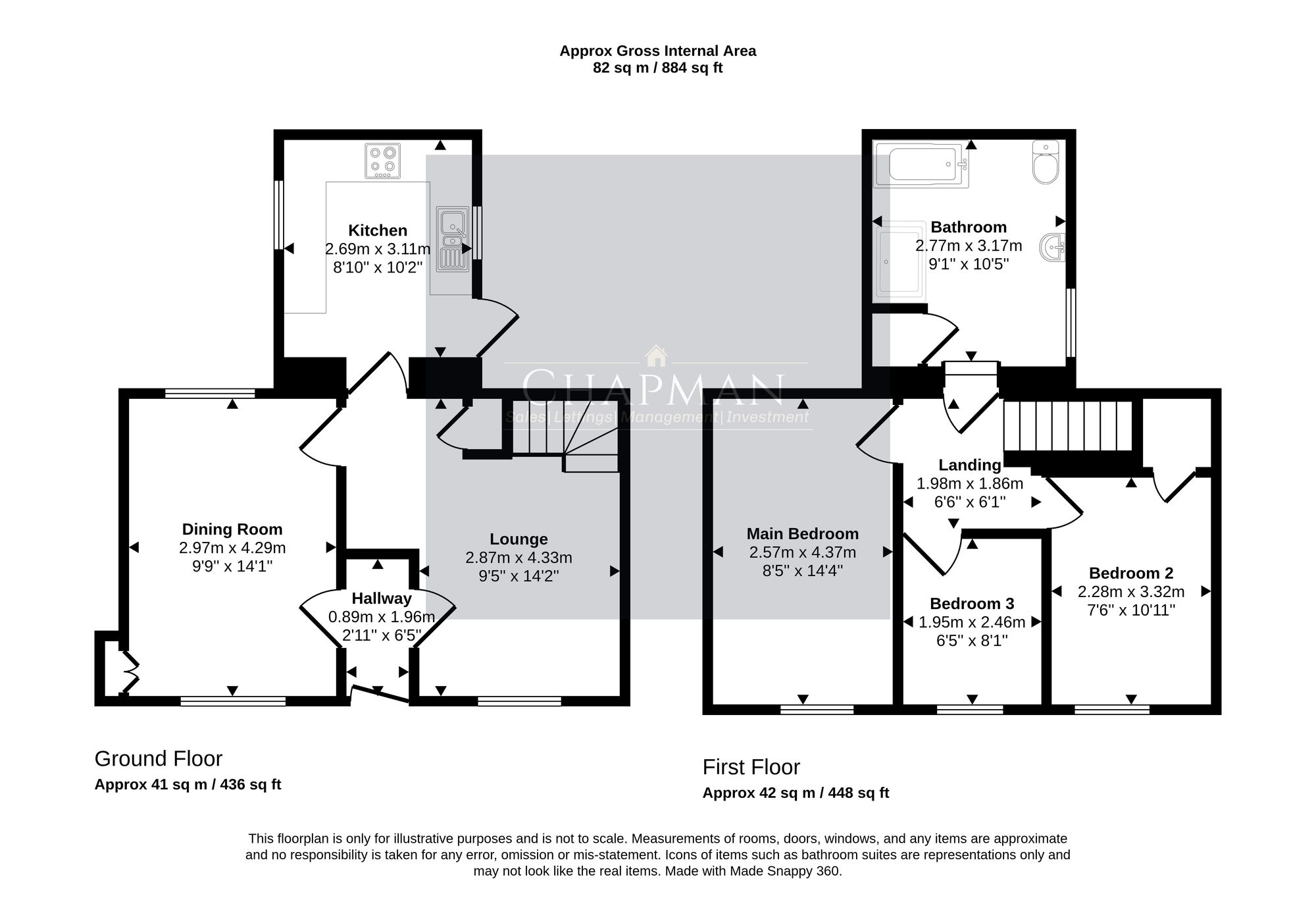 27 Oakfield Terrace, Tonypandy floorplan