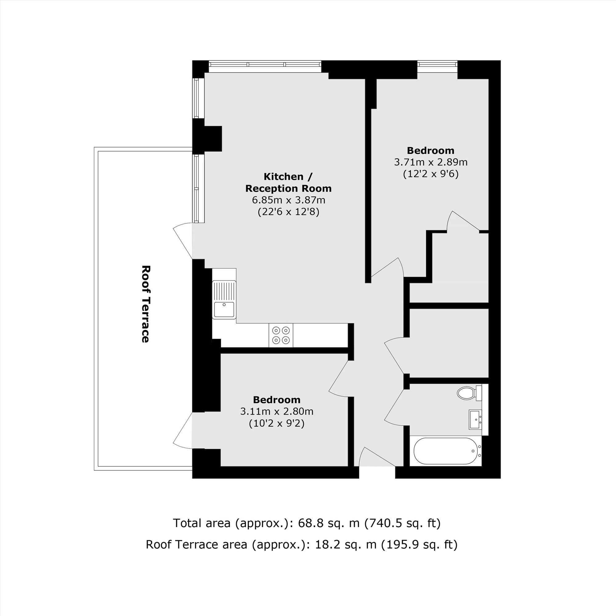 Apartment 56, 47, Pilot Walk, London floorplan